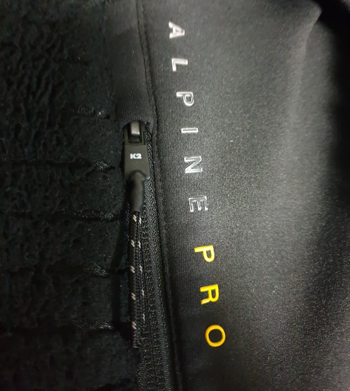 K2 고어텍스 알파인프로 플리스 집업자켓 블랙 (105) 상품이미지3