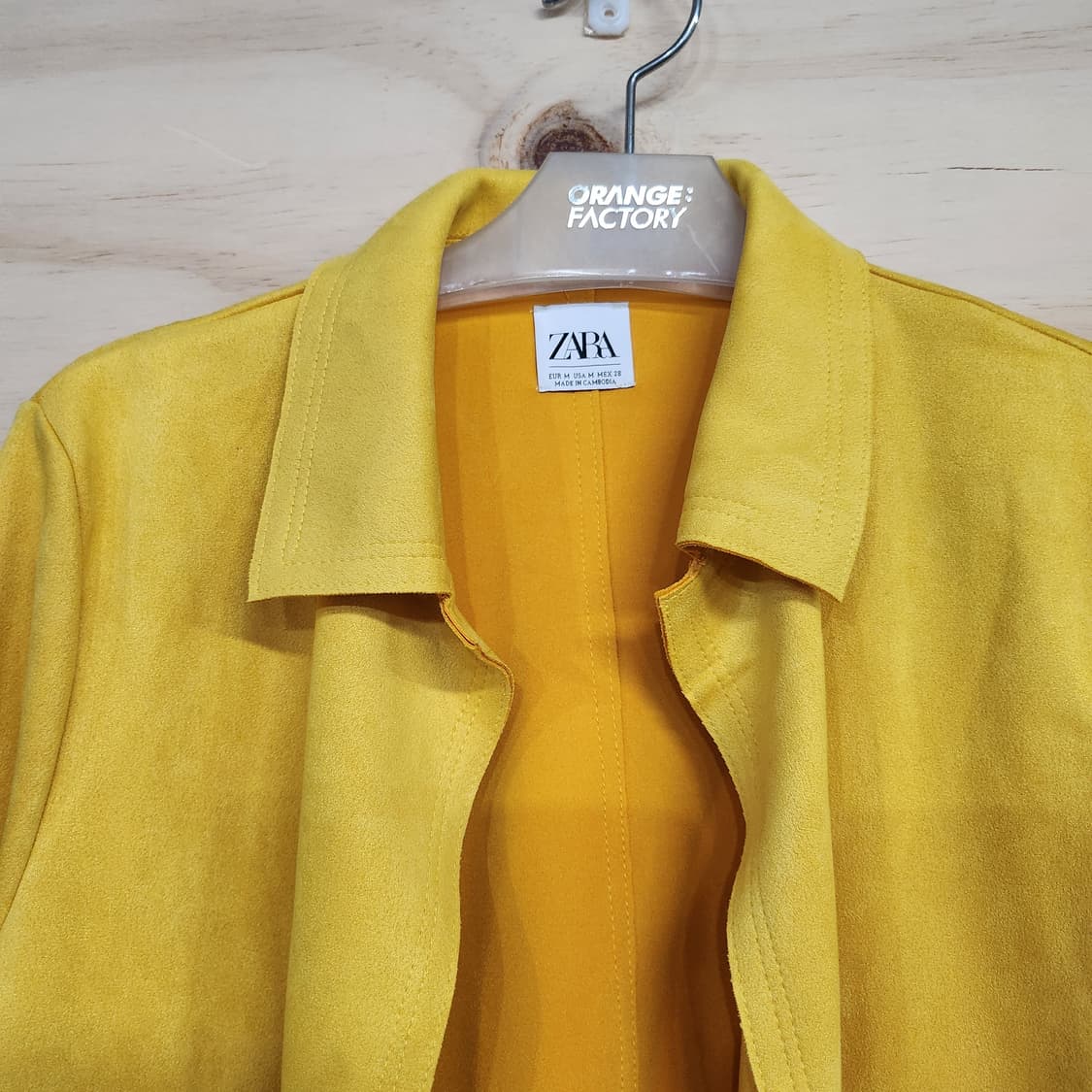 61) 자라 ZARA 스웨이드 코트 상품이미지3