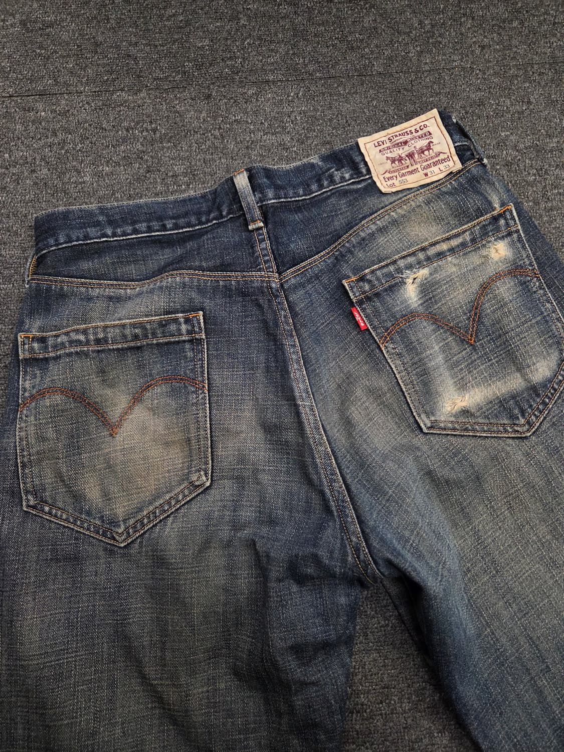 00's 재팬 리바이스 553 데님 팬츠 상품이미지6