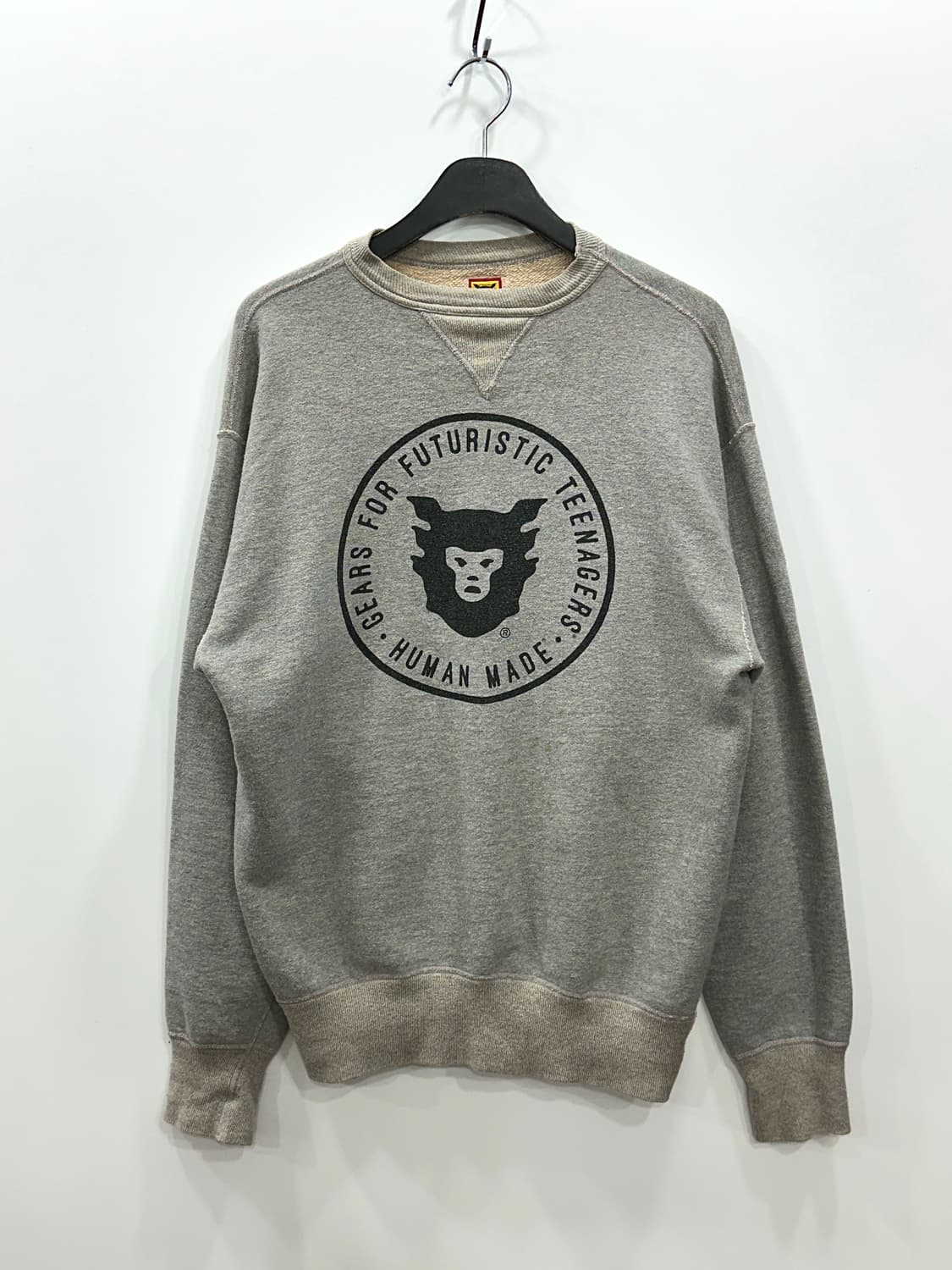 휴먼메이드 스웻셔츠 그레이 XL 상품이미지4
