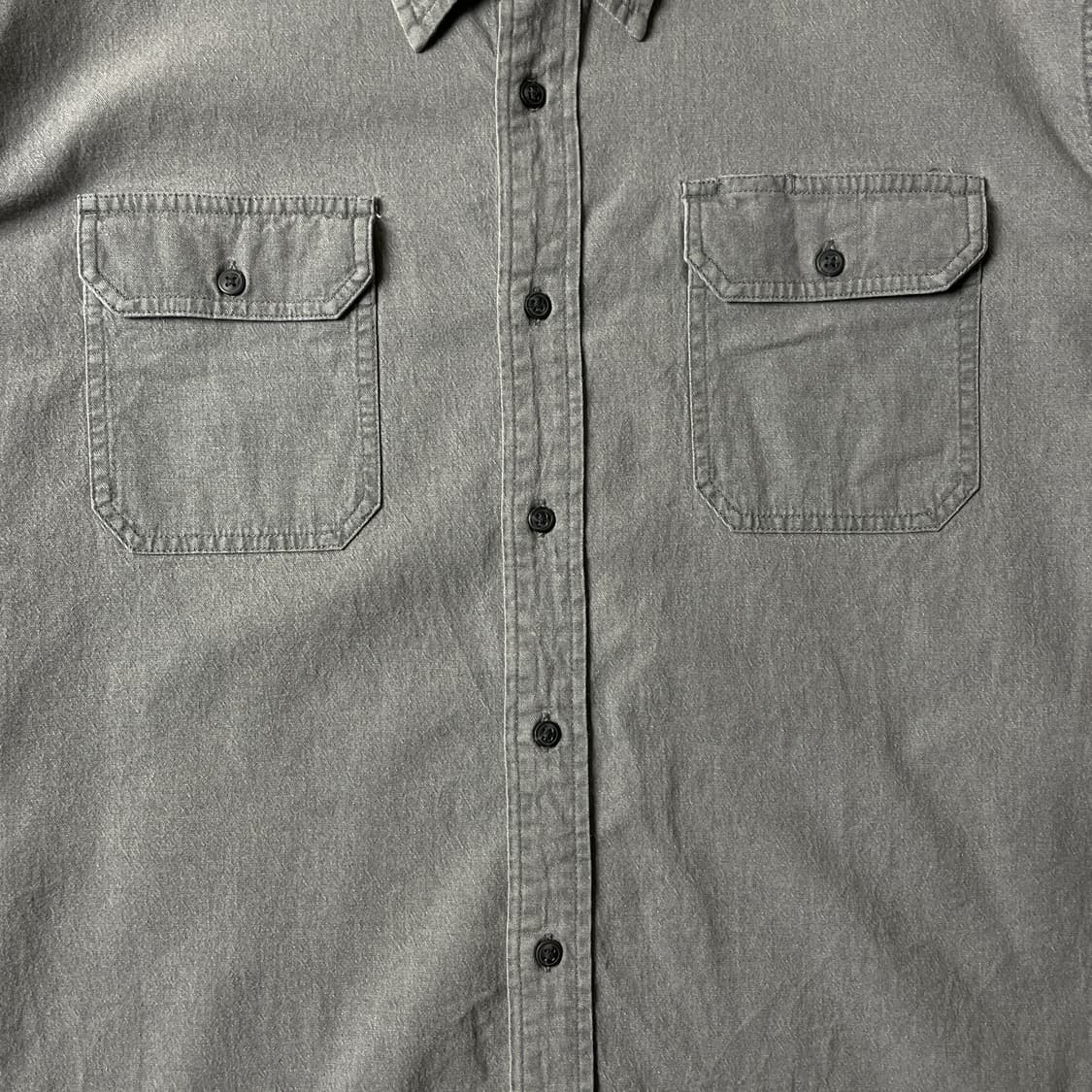 WRANGLER 랭글러 빈티지 그레이 코튼 워크셔츠 A00625 상품이미지3