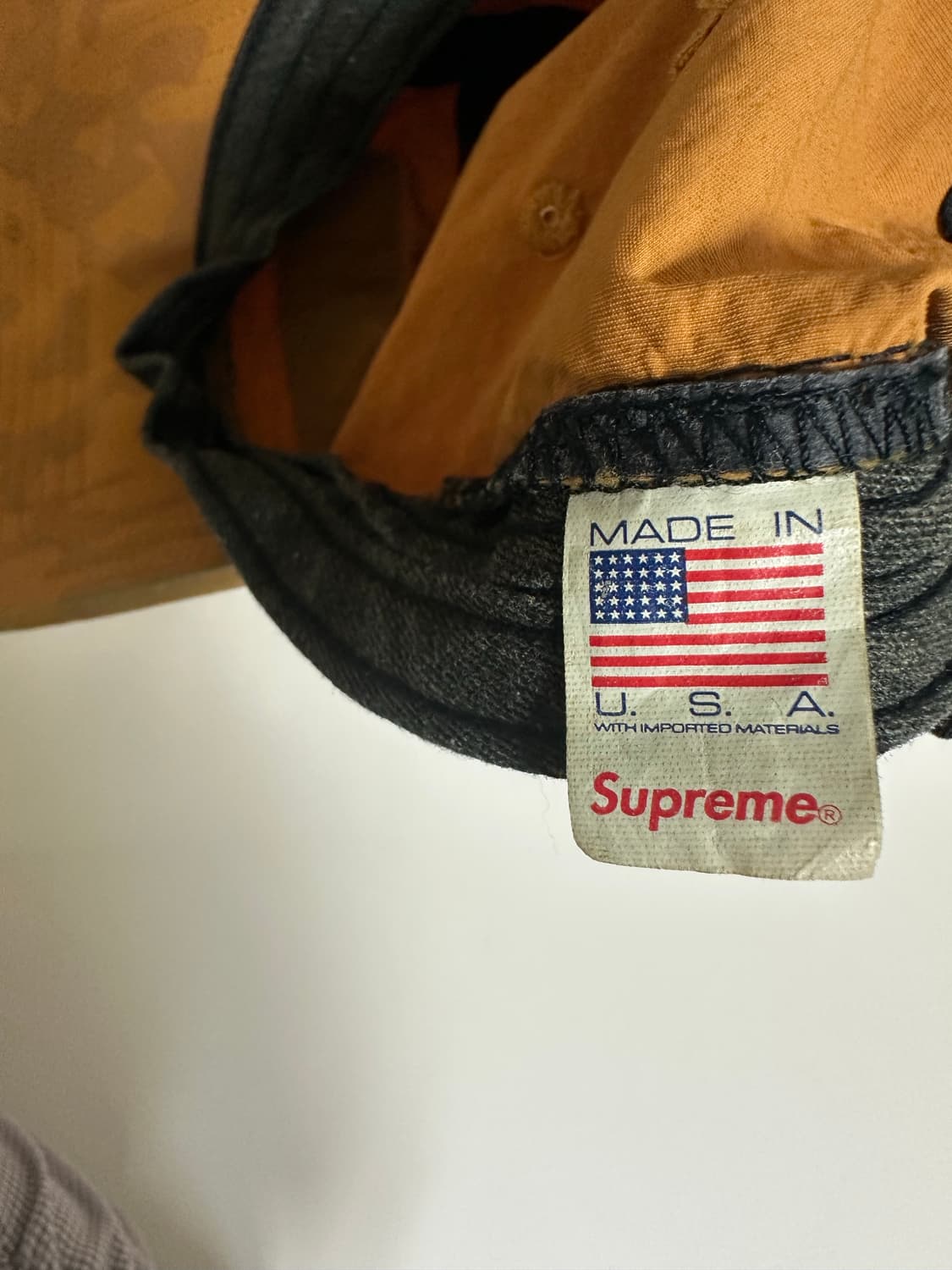 슈프림 오버다이드 카모 나일론 캠프캡 오렌지 - 23SS 상품이미지5