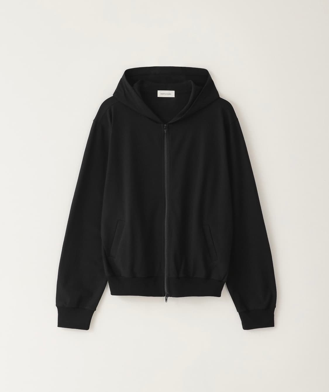 하프시코드 uniform hoodie black 2 상품이미지1