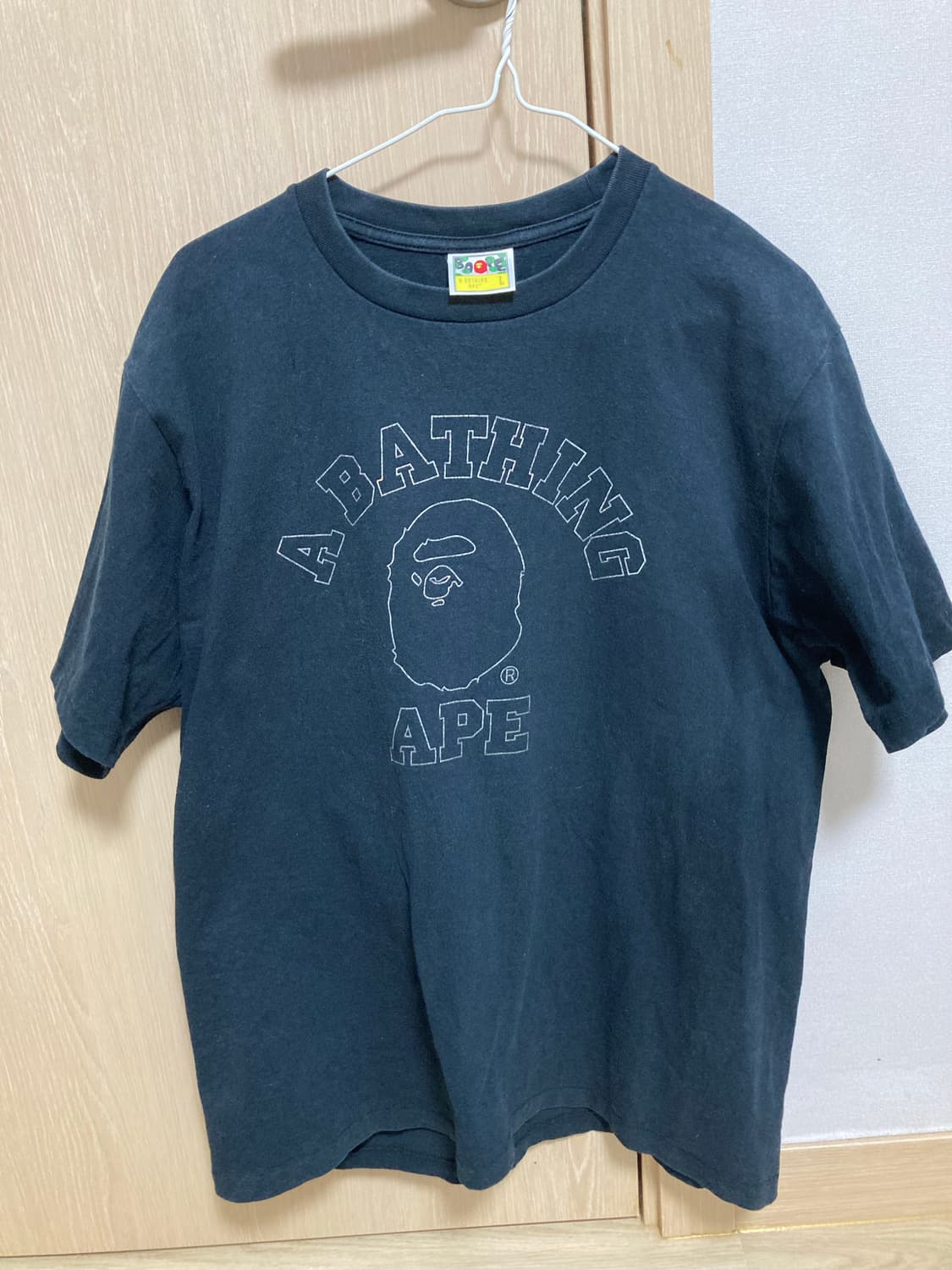 베이프 19ss 컬리지 홀로그램 블랙 L 상품이미지1