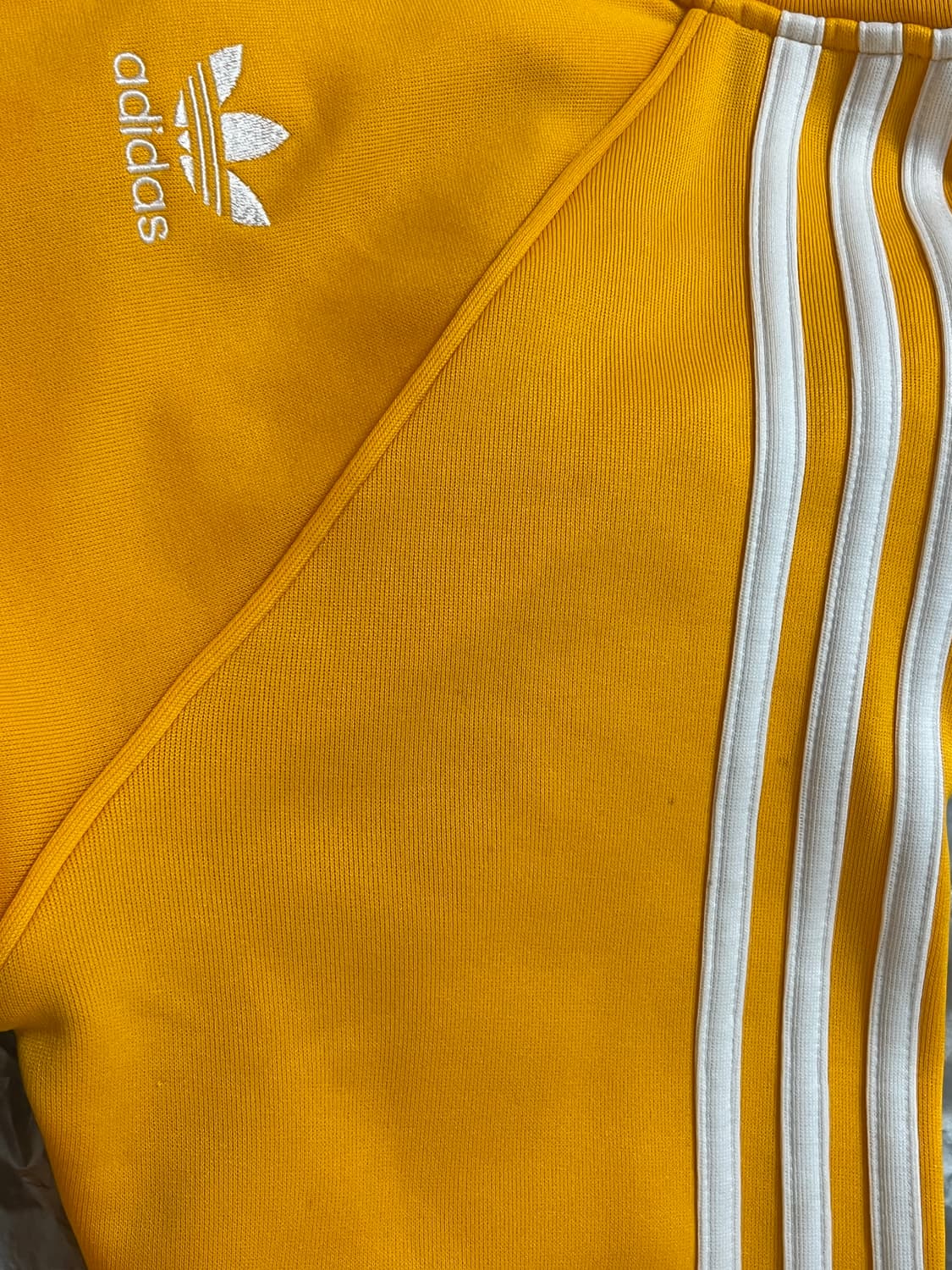아디다스 져지 트랙탑 옐로우 L 상품이미지7
