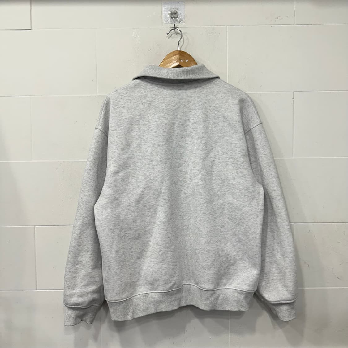 코드그라피 반집업 기모 맨투맨 상품이미지5