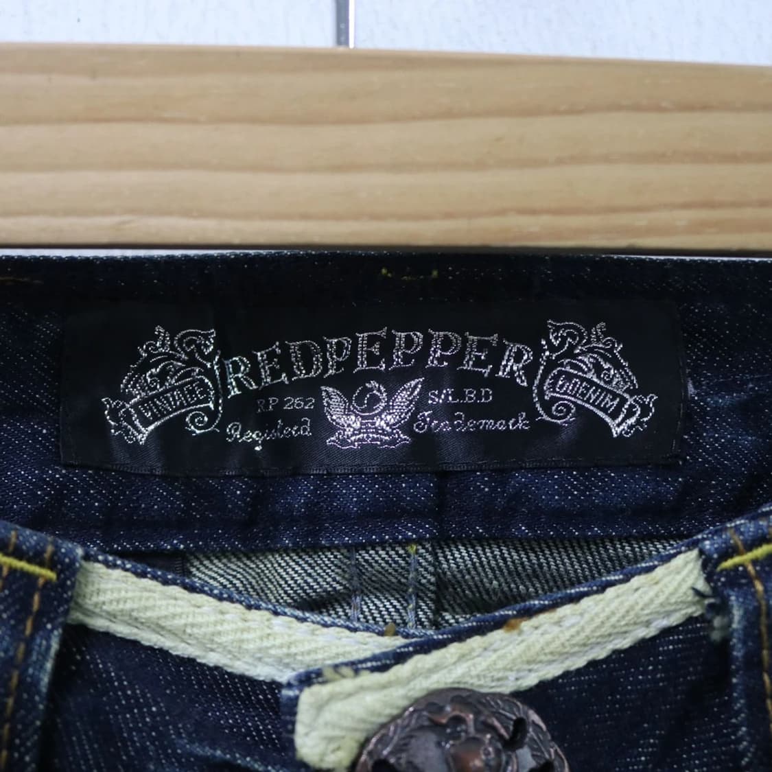 RED PEPPER 포켓 자수 데님 팬츠 67494 상품이미지9