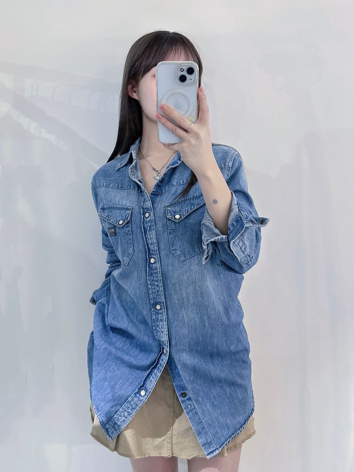 폴로 데님앤서플라이 웨스턴 데님 셔츠 상품이미지1