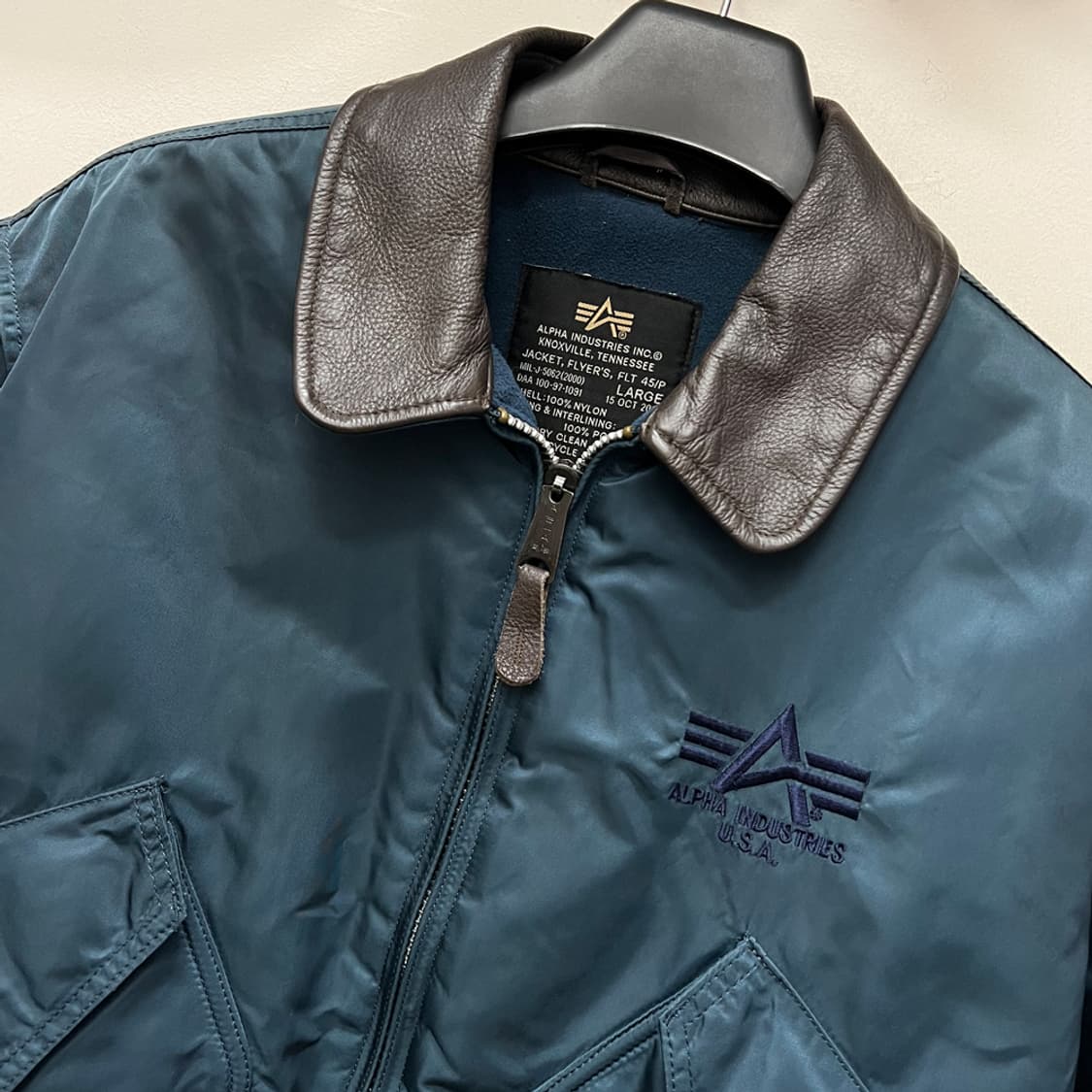 알파인더스트리 CWU-45/P 플라이트 항공 점퍼 자켓 L 상품이미지3