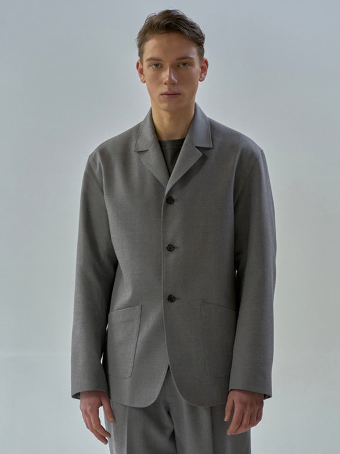 낫띵리튼 20ss 3b lounge jacket smoky grey 상품이미지4