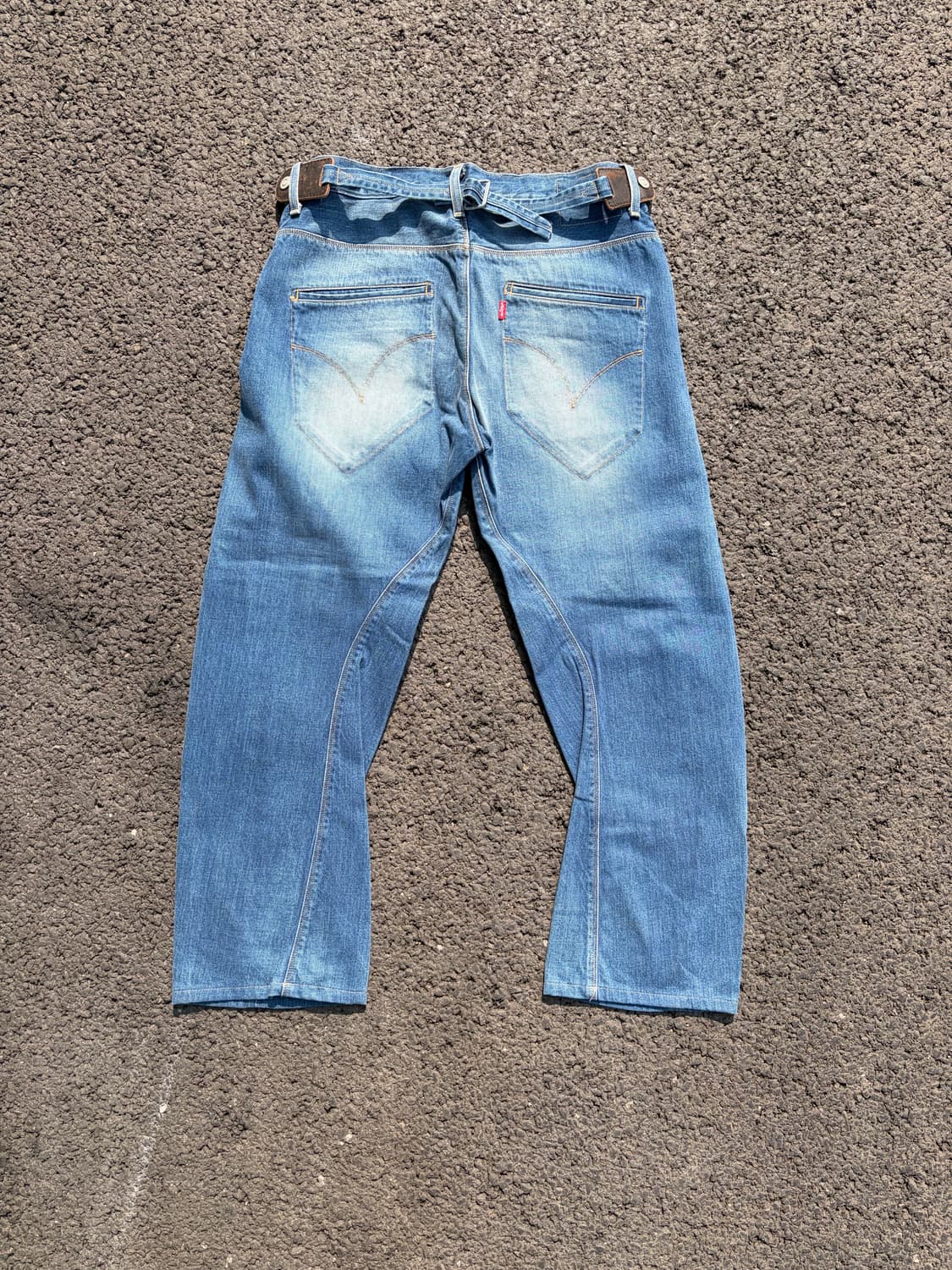 유럽판 리바이스 엔지니어드 진 레더 신치백 상품이미지2