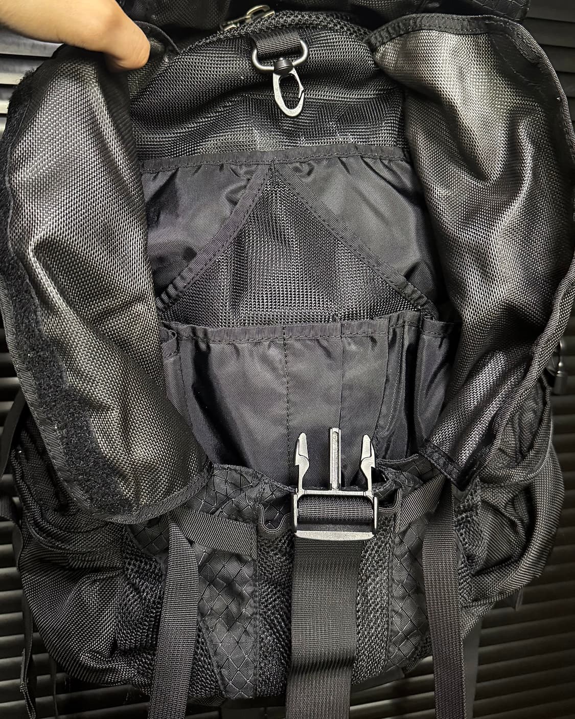 오클리 아이콘 블랙 검정 고프코어 백팩 가방 모터사이클 자전거 펑크 학교 상품이미지8