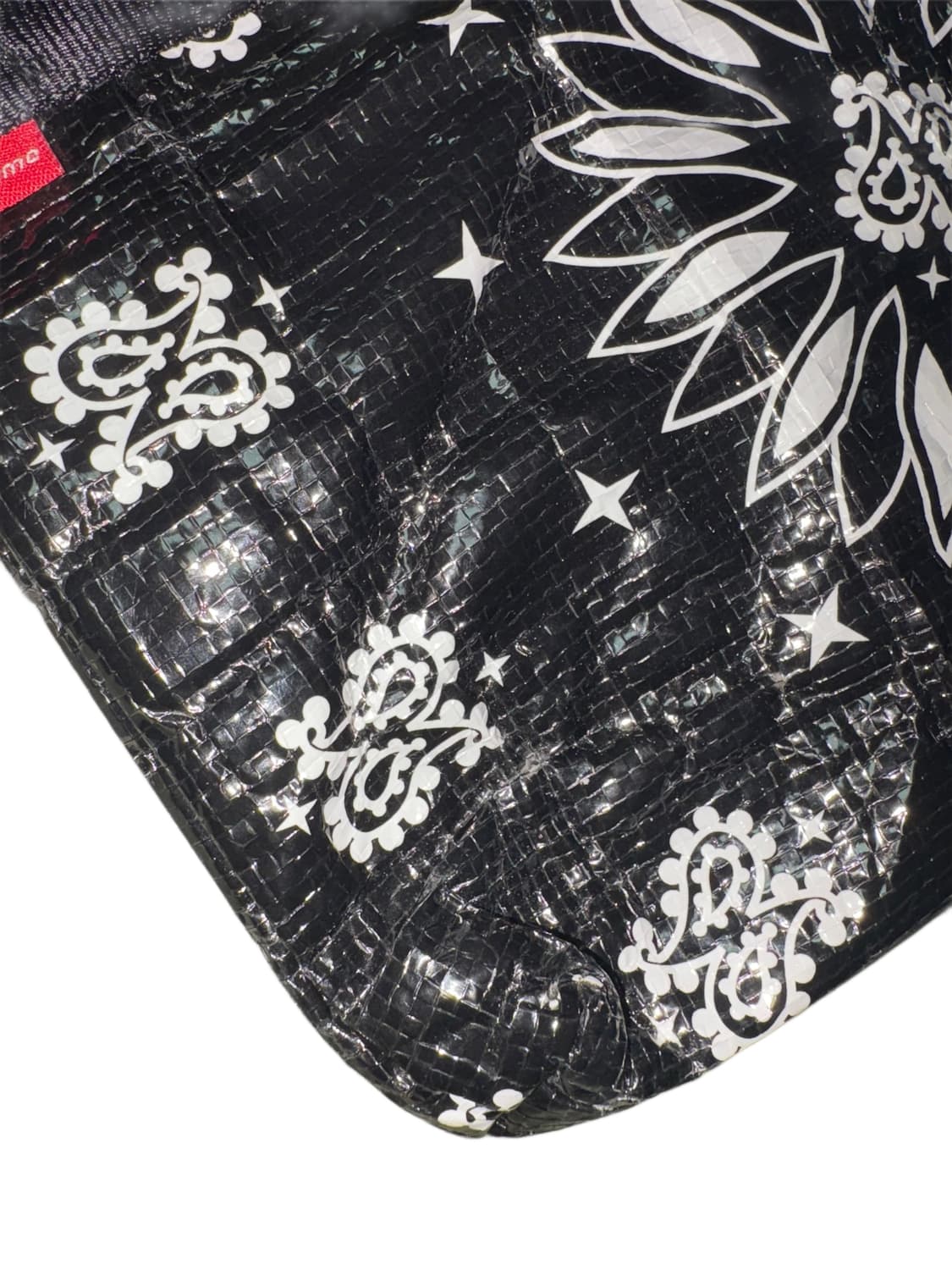 슈프림 블랙 페이즐리 더플백 상품이미지5