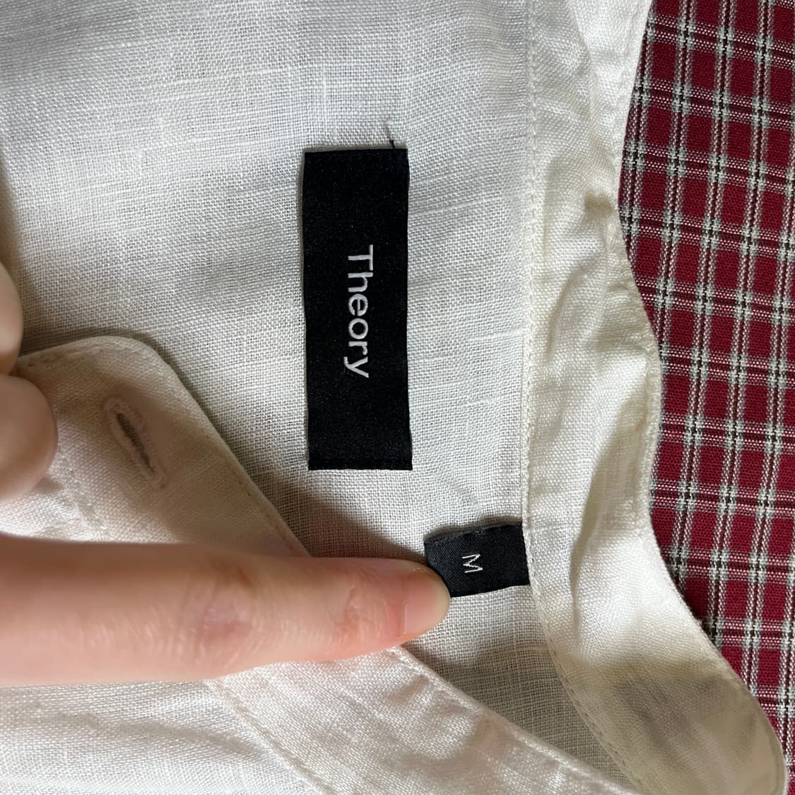 띠어리 버튼 린넨 셔츠 상품이미지5