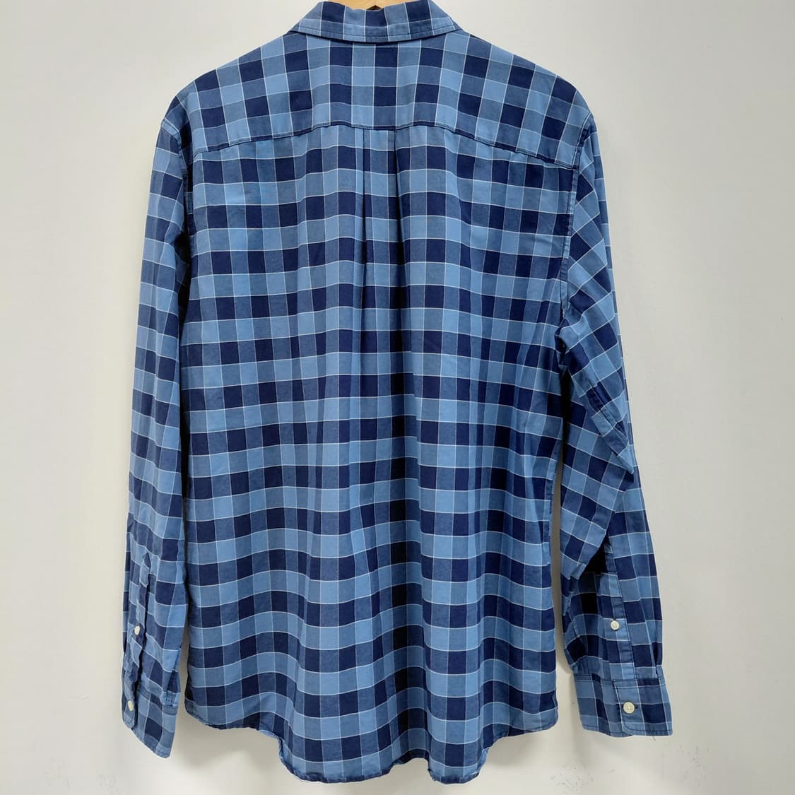 GAP 갭 블루 체크 스탠다드핏 셔츠 XL 상품이미지2