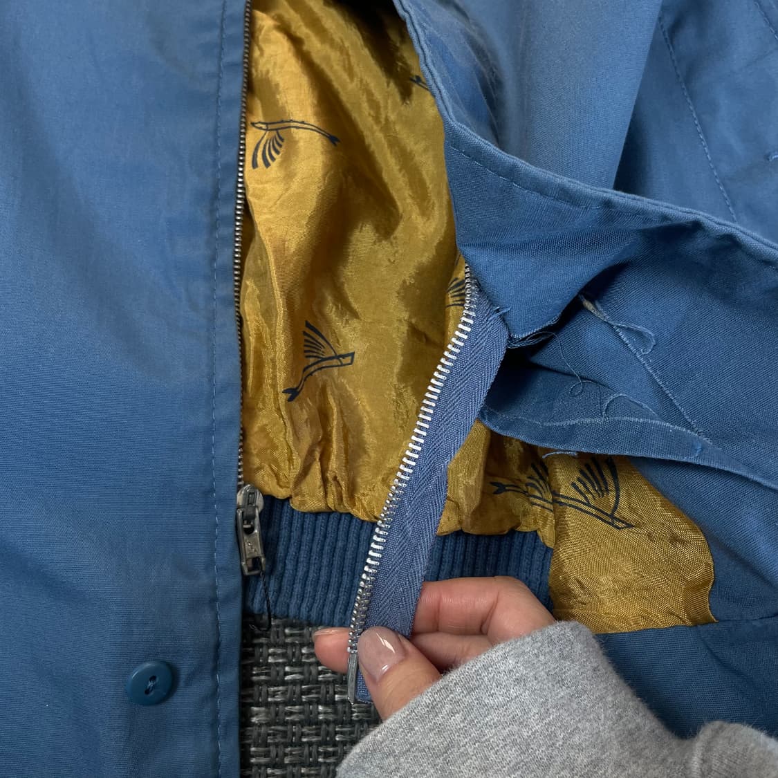 U.S.A 워크 소라 블루종 자켓 상품이미지5