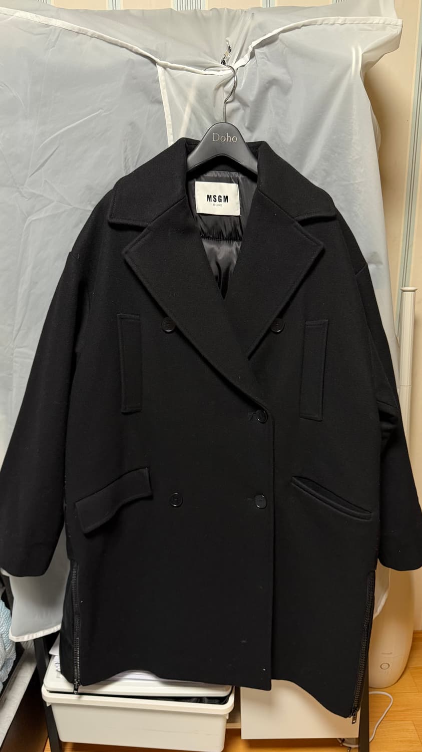 MSGM 블랙 더블 패딩 코트 40사이즈 상품이미지1