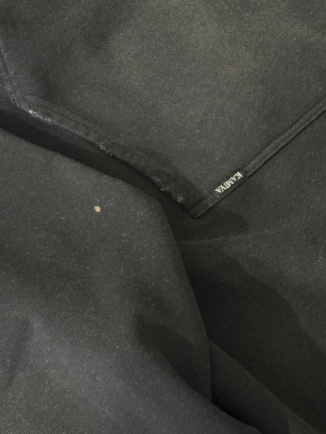 카미야 Distressed Henry Neck Hoodie L 새제품 상품이미지2