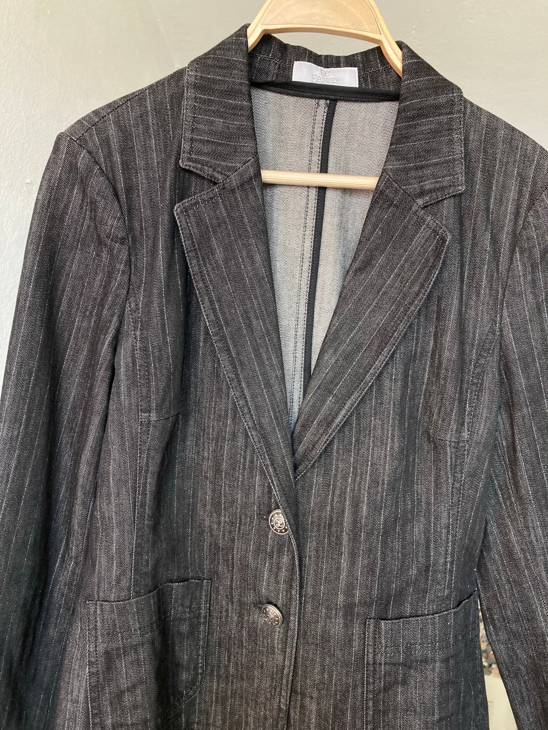 빈티지 에스닉 스트라이프 반짝이 자켓 상품이미지2