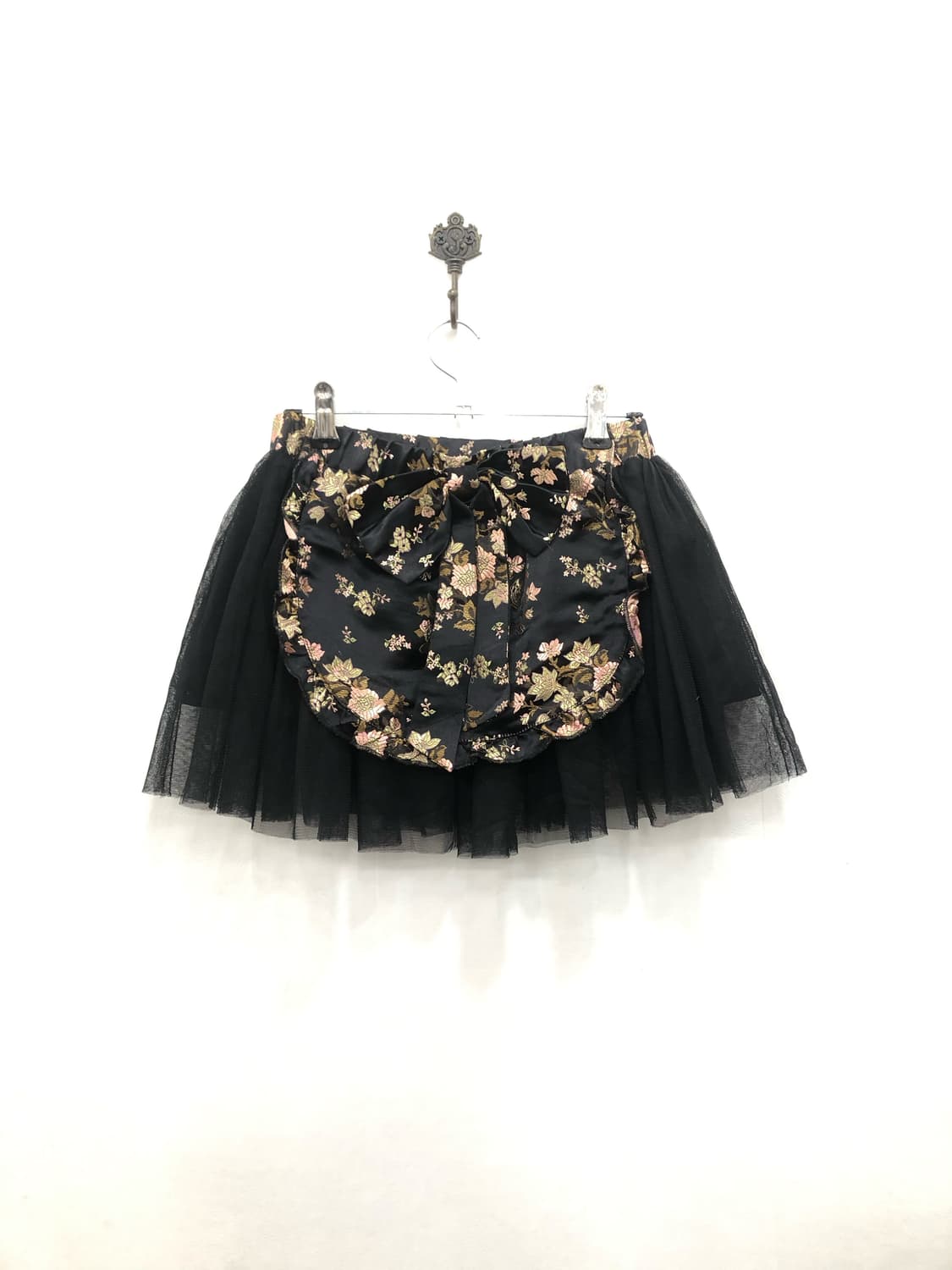 oriental embroidery ribbon mini skirt 상품이미지2