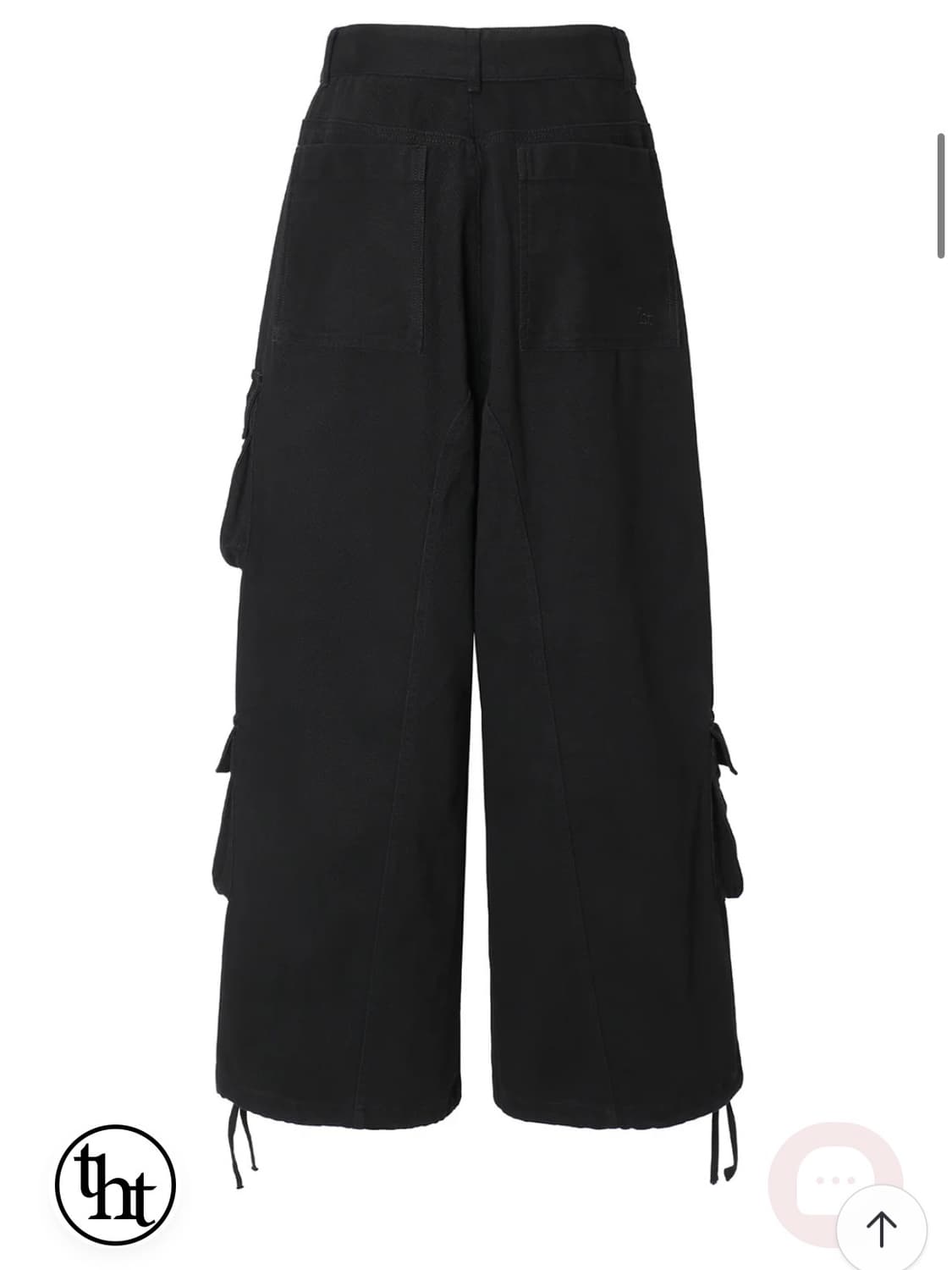 쓰리타임즈 모건 카고팬츠 블랙 S 상품이미지6