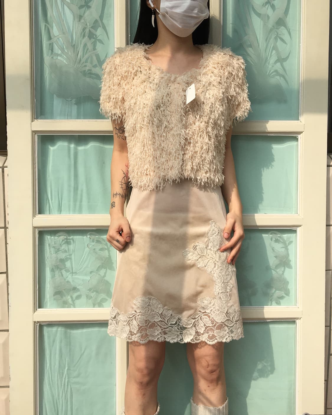 Lace point slip onepiece 상품이미지7