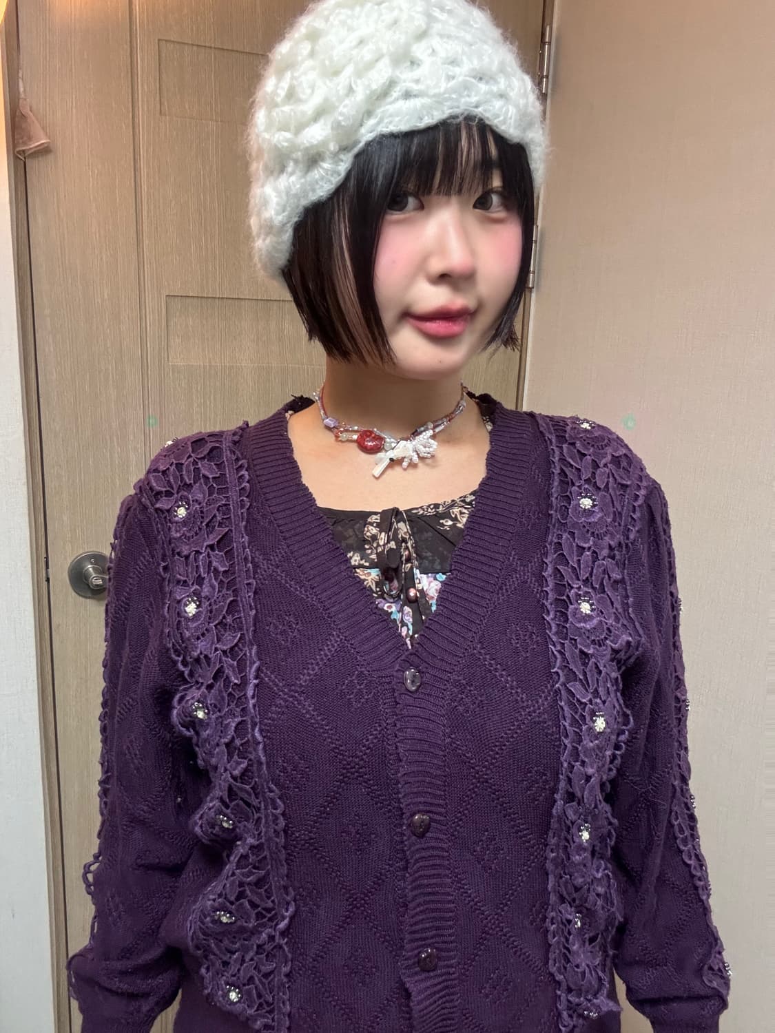 보라 할무니 가디건 상품이미지2