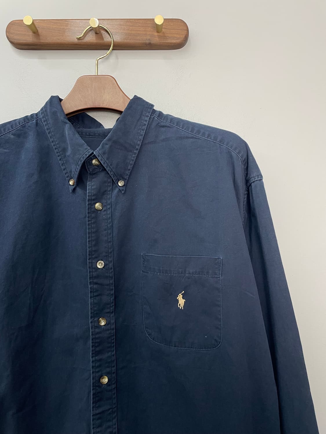 폴로 랄프로렌 네이비 원포켓 셔츠 H1681 상품이미지3