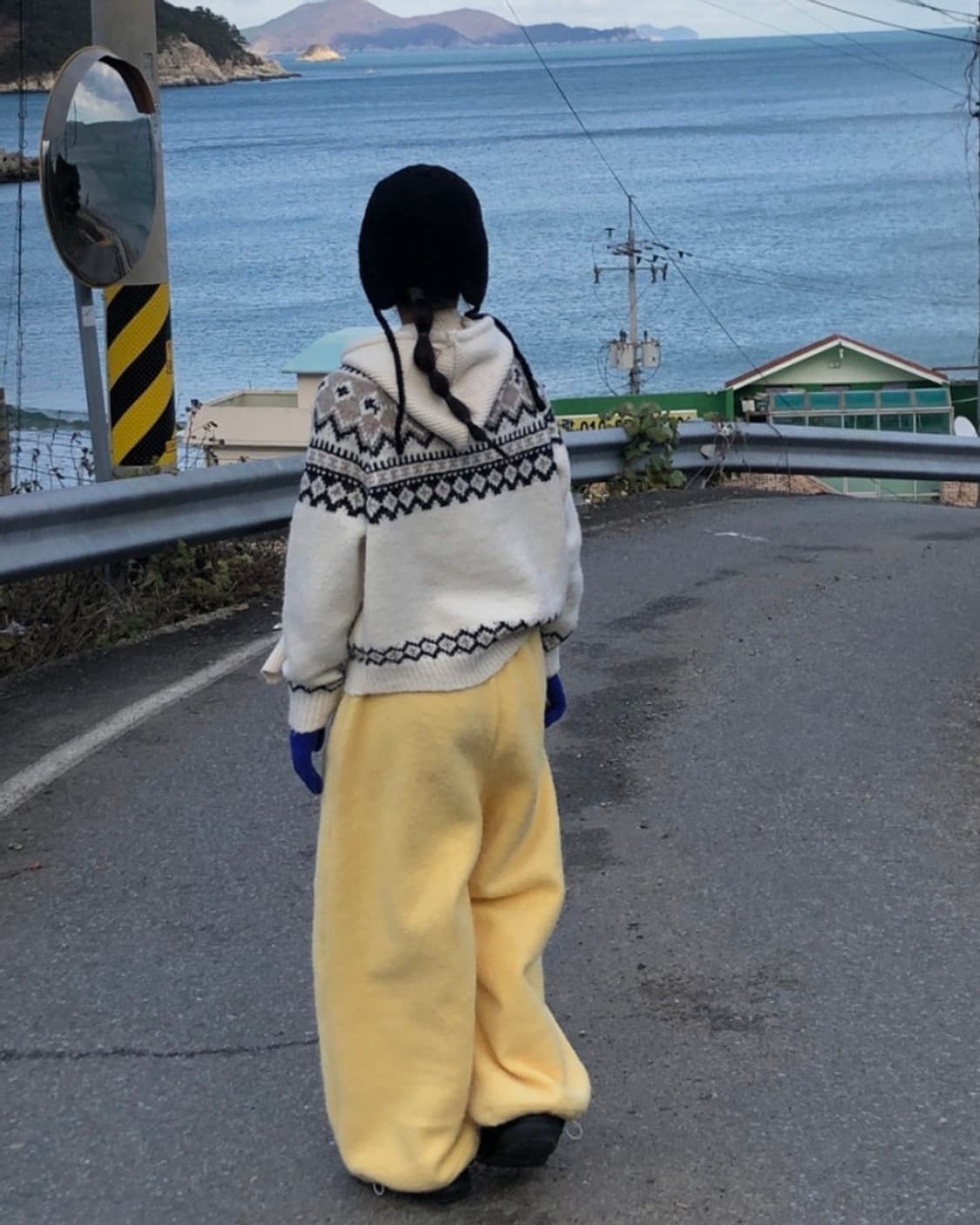 윈아웃 캔디 후리스 와이드 팬츠  상품이미지2