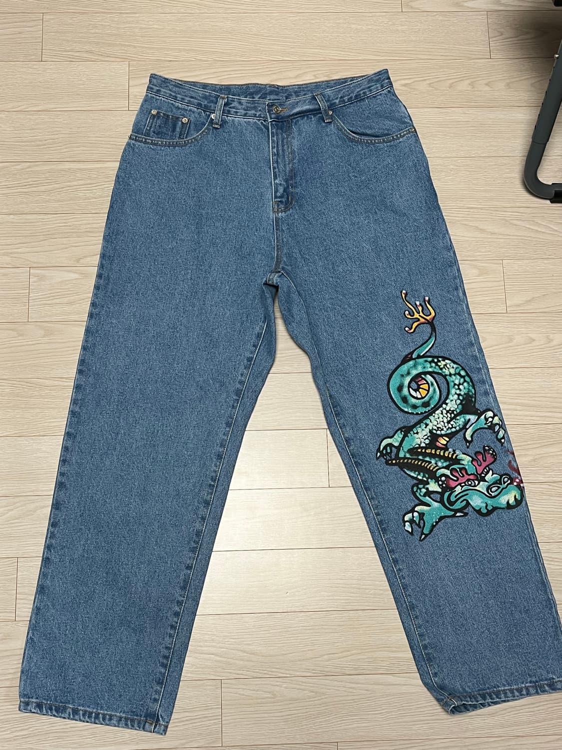 위캔더스 드래곤 데님 새상품 상품이미지1