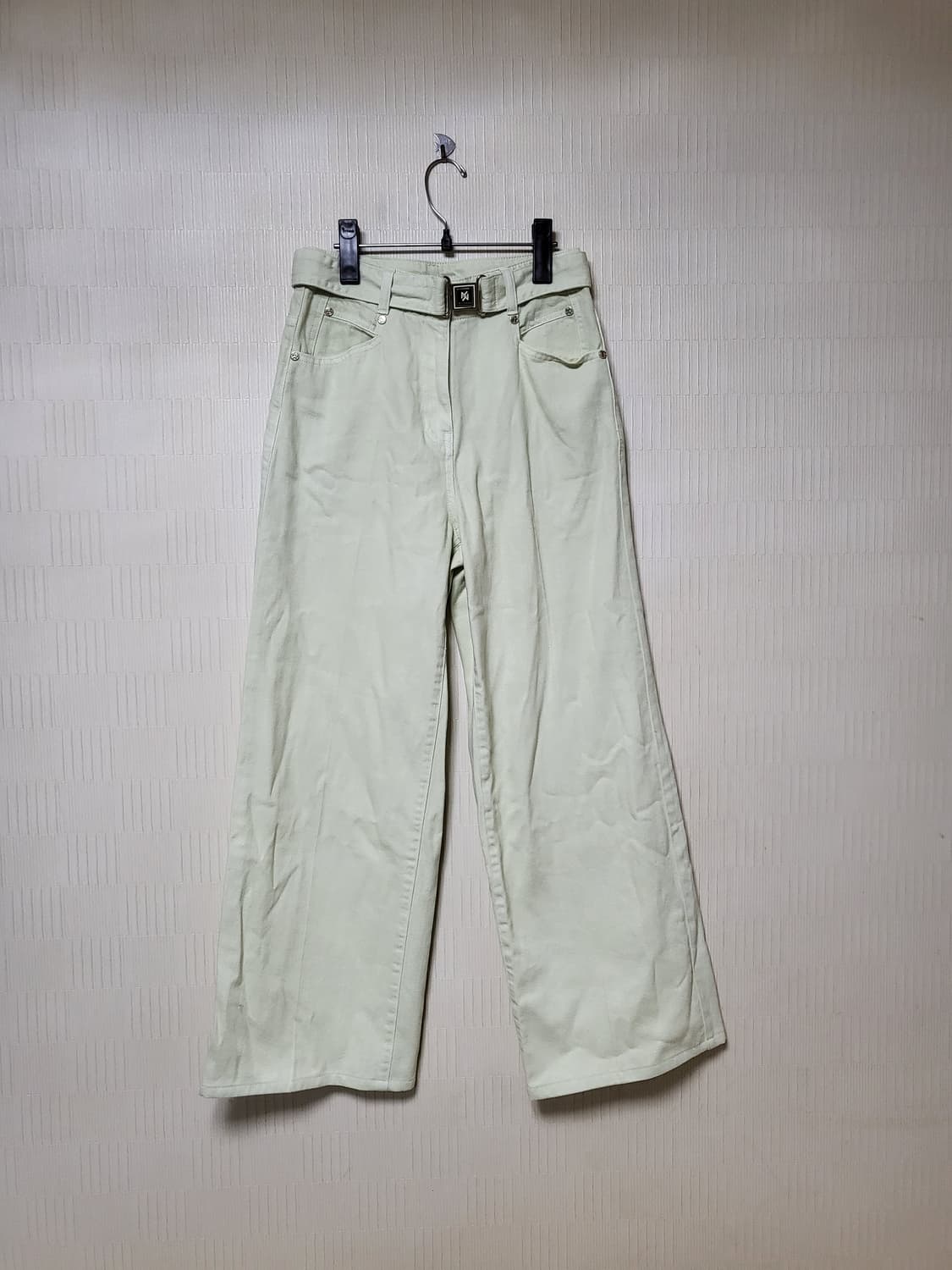 MICHAA 미샤 여성 바지 라임색 상품이미지1