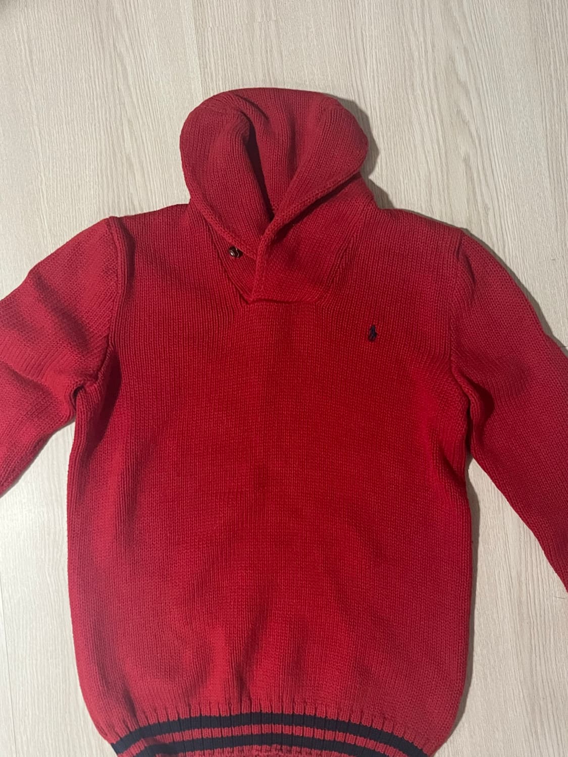 폴로 레드 니트  상품이미지2