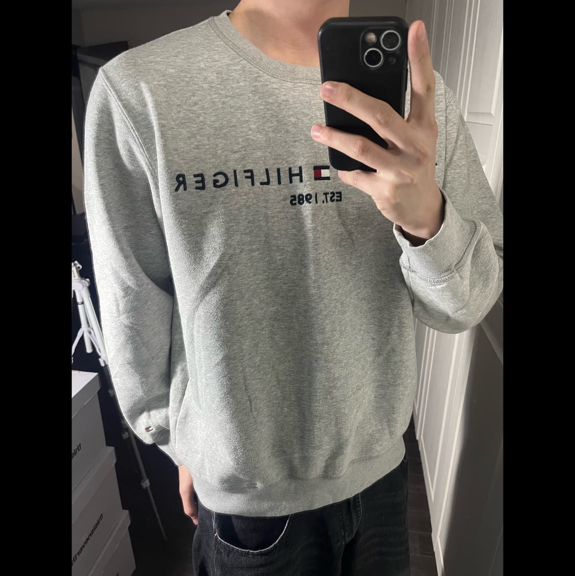 [L]TOMMY HILFIGER 타미힐피거 맨투맨 상품이미지1