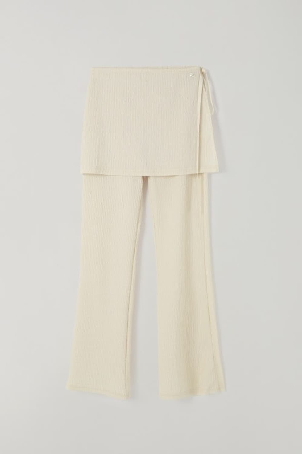 타낫 랩 레이어드 슬릿 팬츠 아이보리 상품이미지7