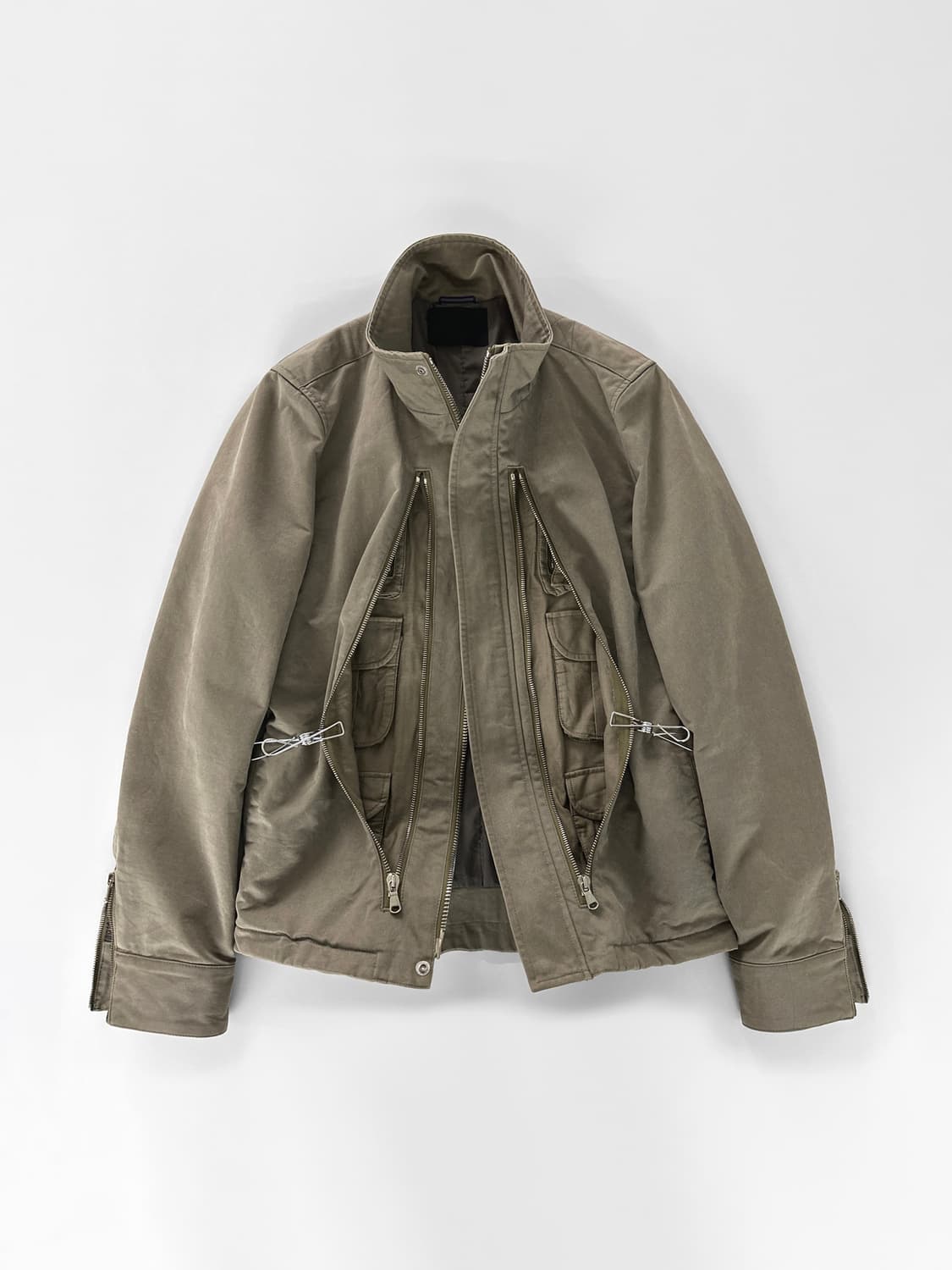 빈티지 준하시모토 멀티 집 테크니컬 자켓 상품이미지1