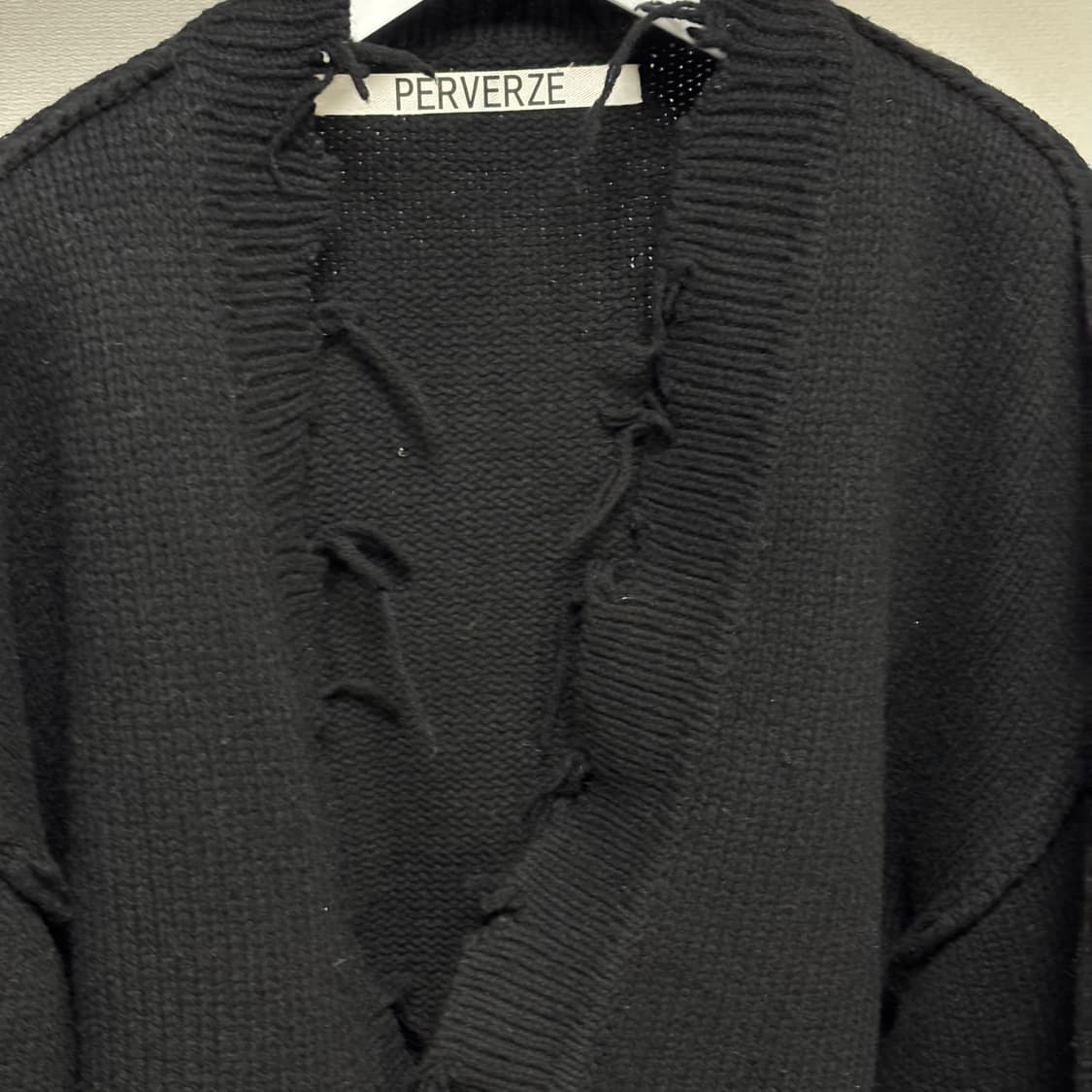f) perverze 퍼버즈 크래쉬 니트 가디건 상품이미지2
