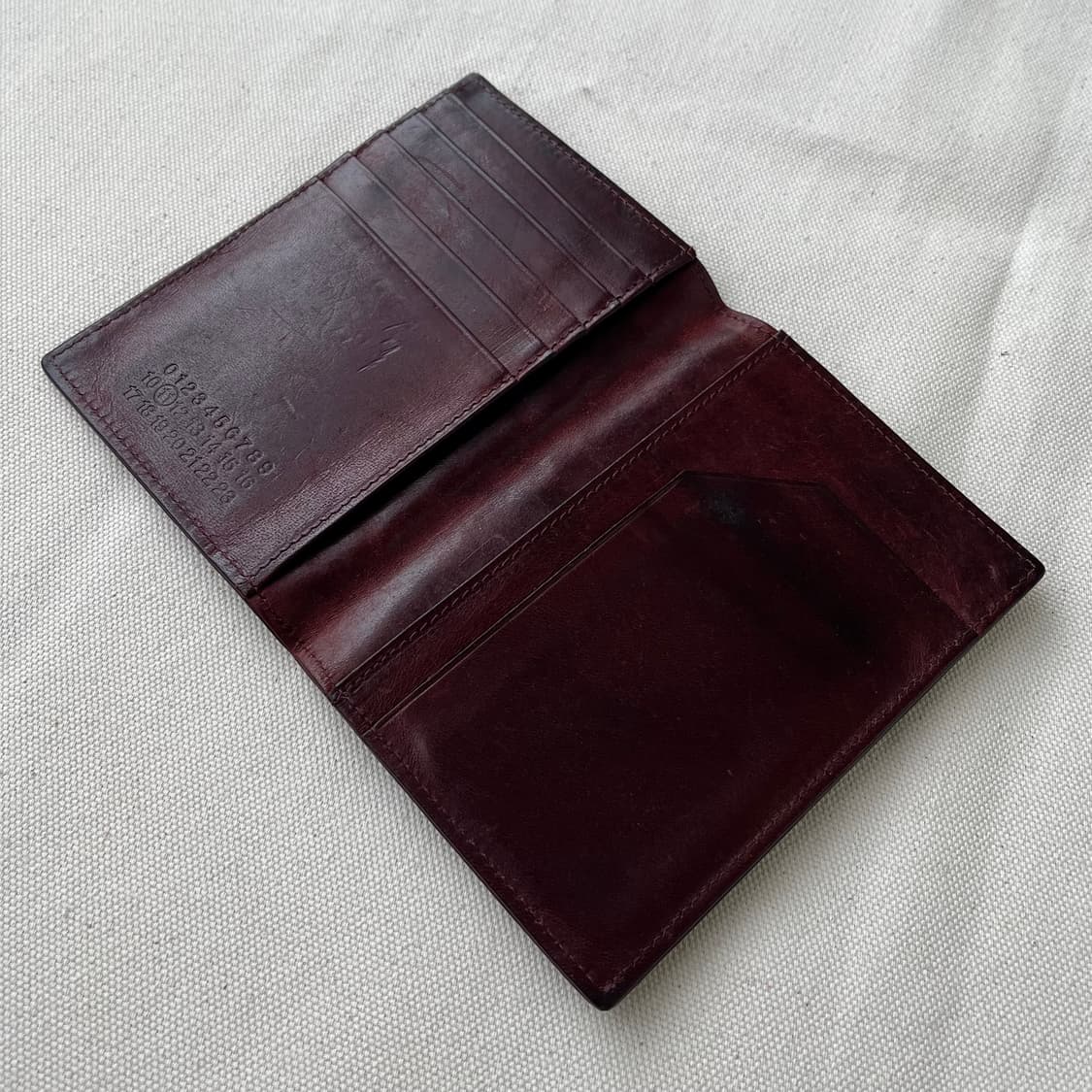 메종 마틴 마르지엘라 넘버링 레더 지갑 (마틴 시기) 상품이미지5