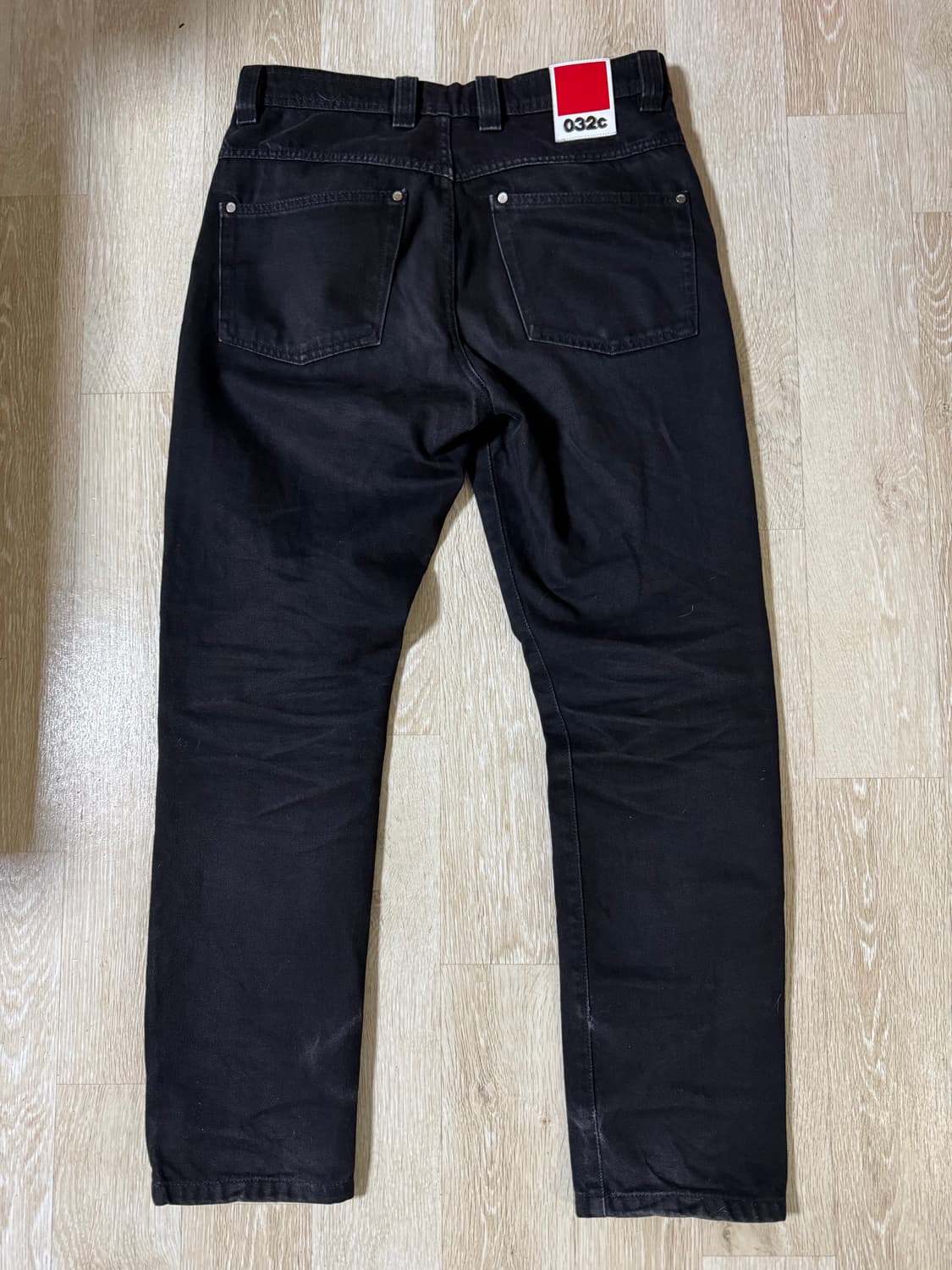 032c 워시드 스트레이트 진 블랙 30 상품이미지2