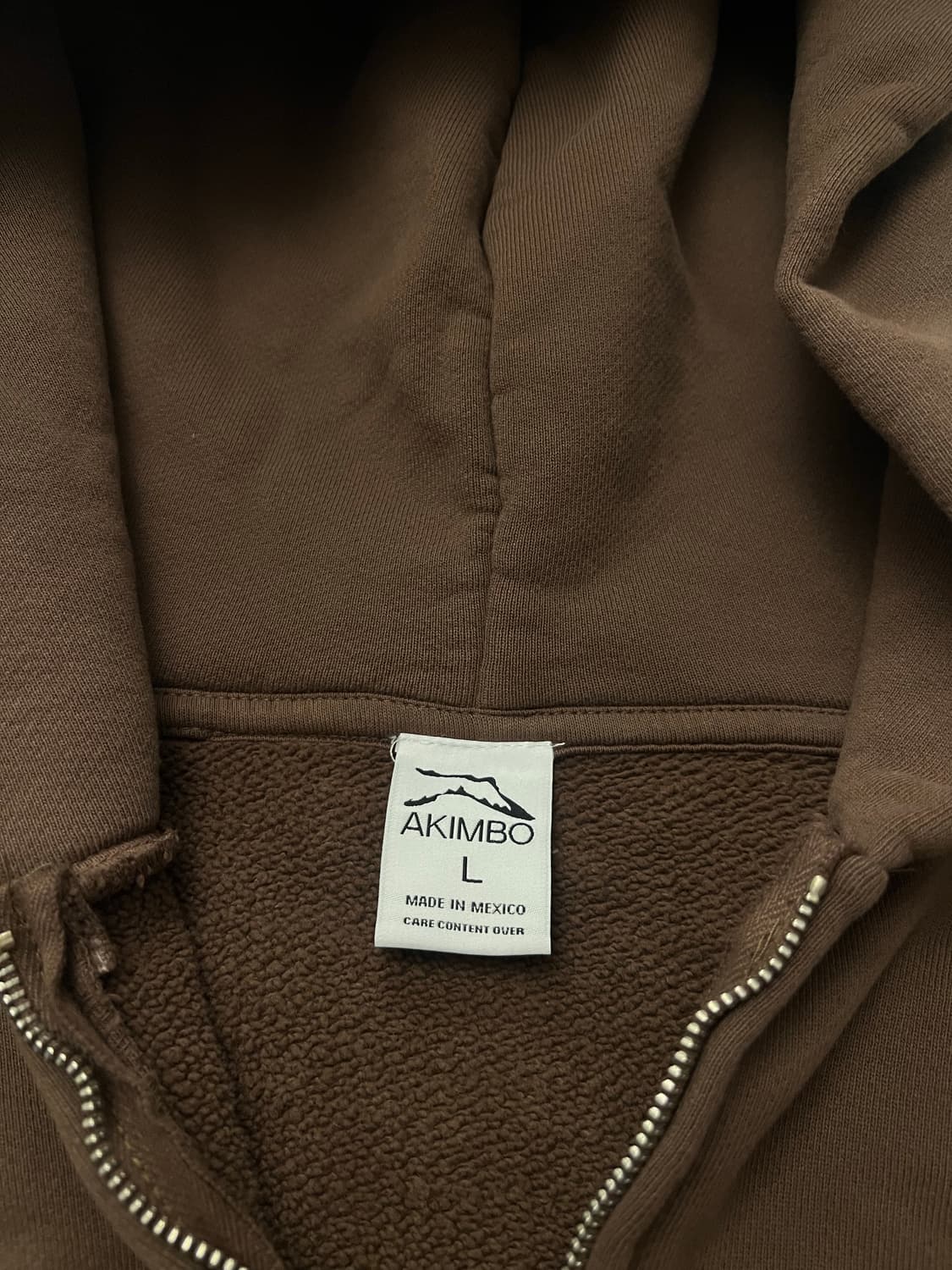 아킴보 클럽 후드집업 커피 L 상품이미지3