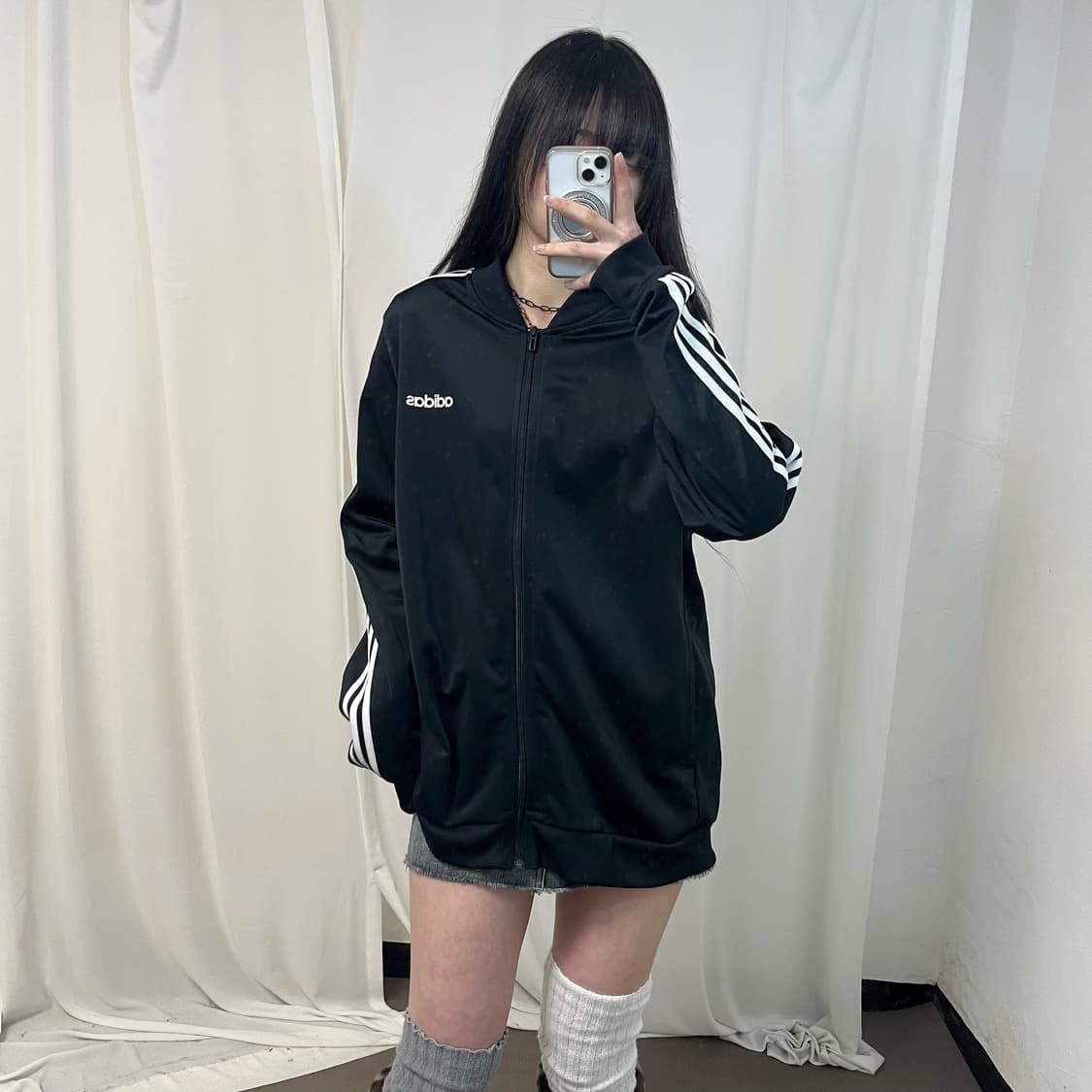 Adidas china neck black jersey 상품이미지1