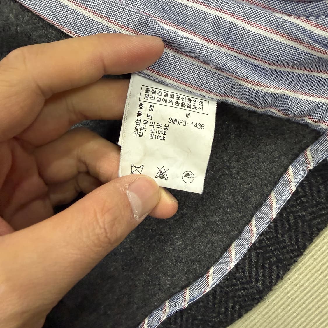 (우먼즈M)폴로 랄프로렌 헤링본 울 블레이저 상품이미지4