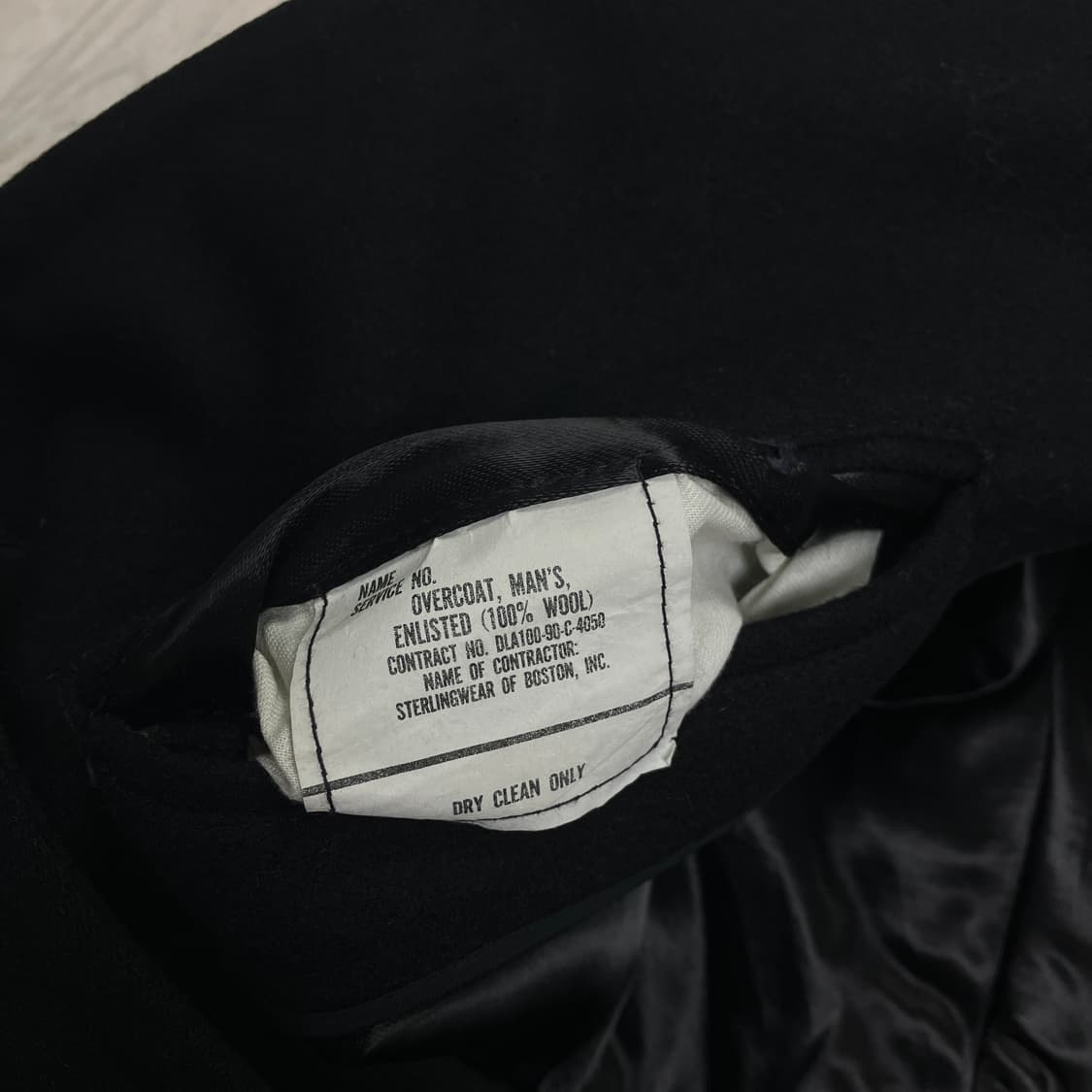 [32R] 오리지널 피코트 블랙 상품이미지5