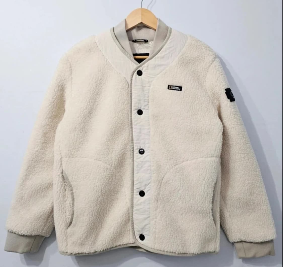 내셔널지오그래픽 플리스 자켓 아이보리 95 상품이미지1