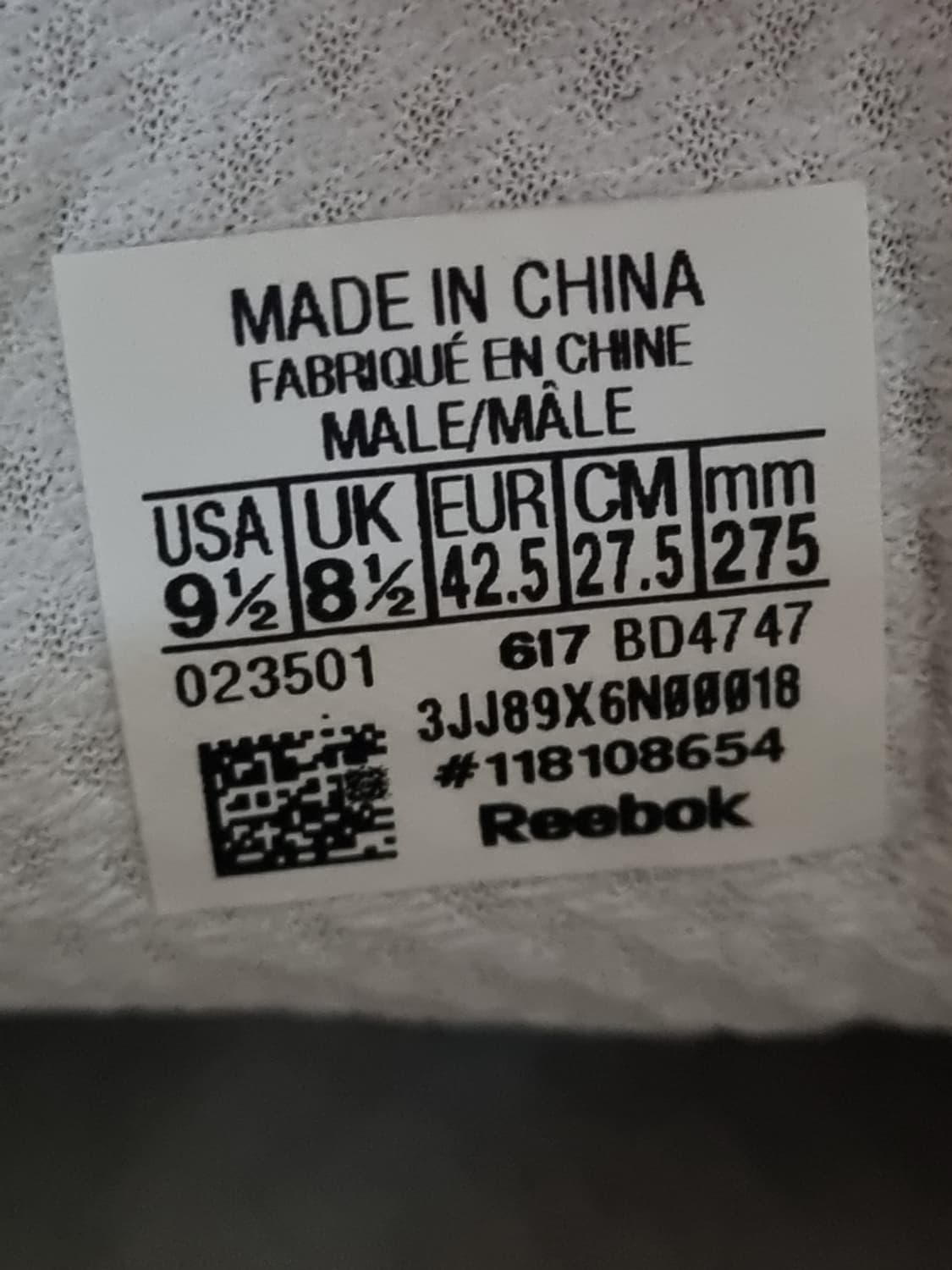 최저가! 리복 인스타 펌프 퓨리 275 LA 아기천사 (에눌, 네고o) 상품이미지4