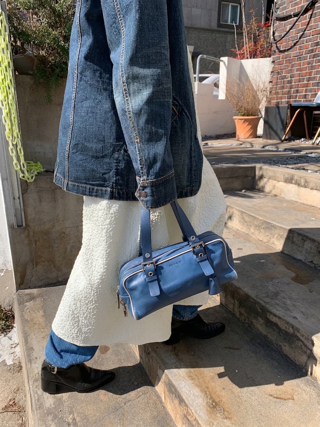 프라다 레더 백 상품이미지5