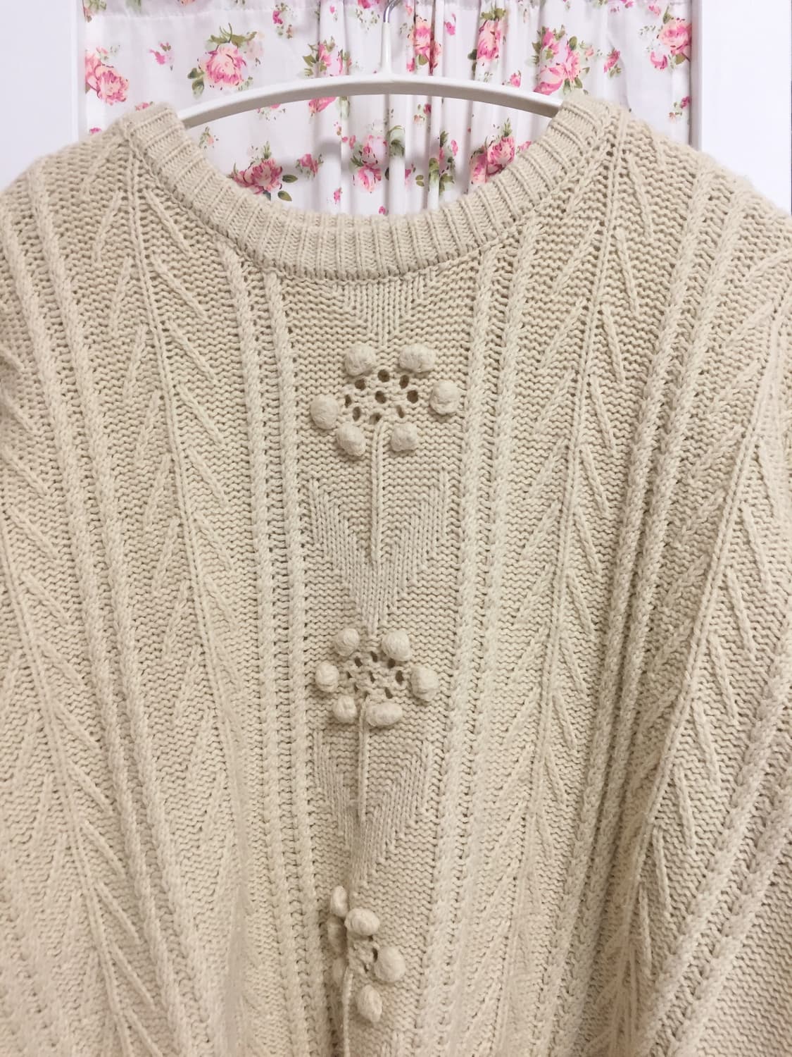 빈티지 폼폼이 폭닥 니트 상품이미지2