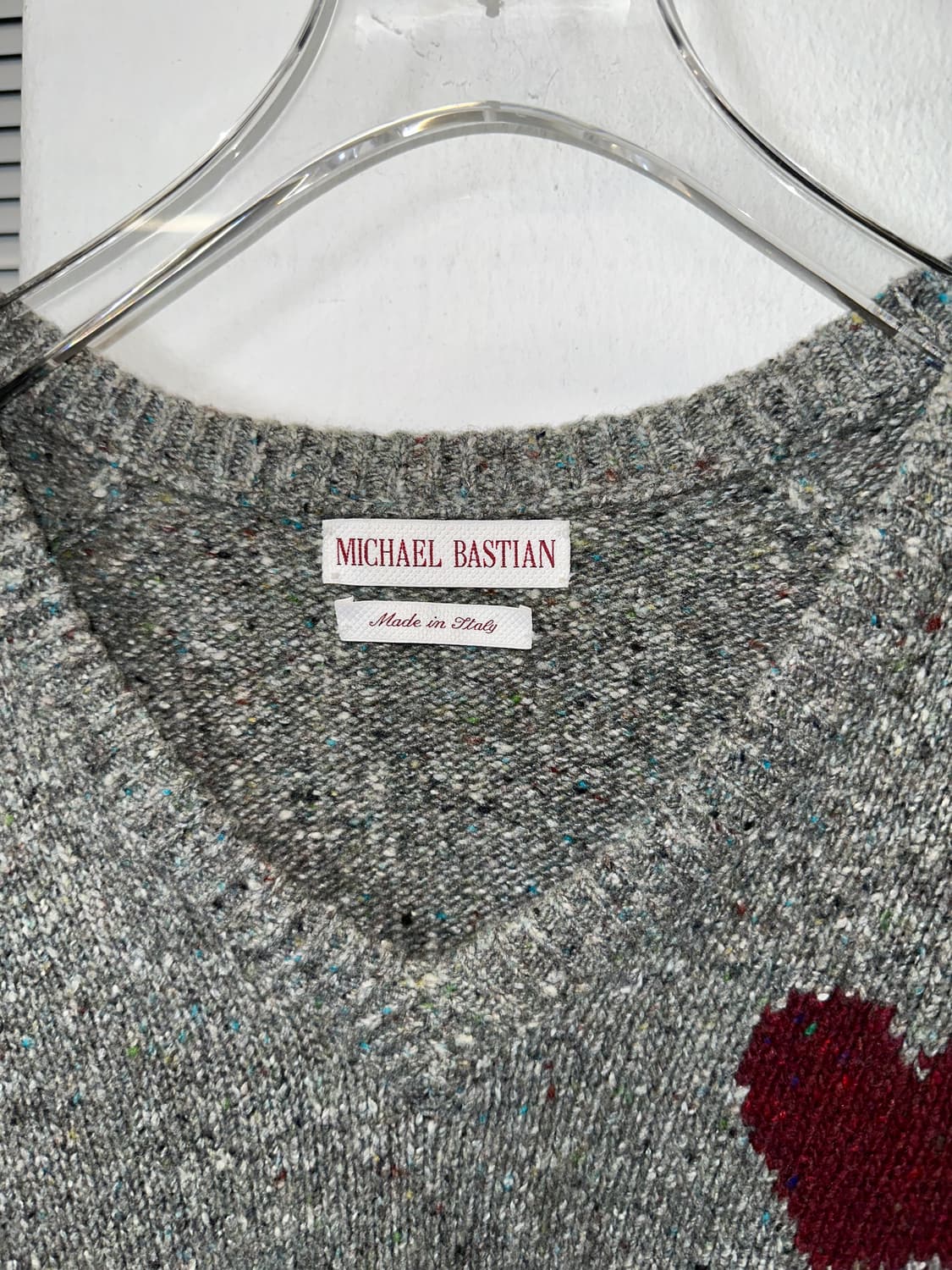 MICHAEL BASTIAN 브이넥 패치 니트 (48) 상품이미지5