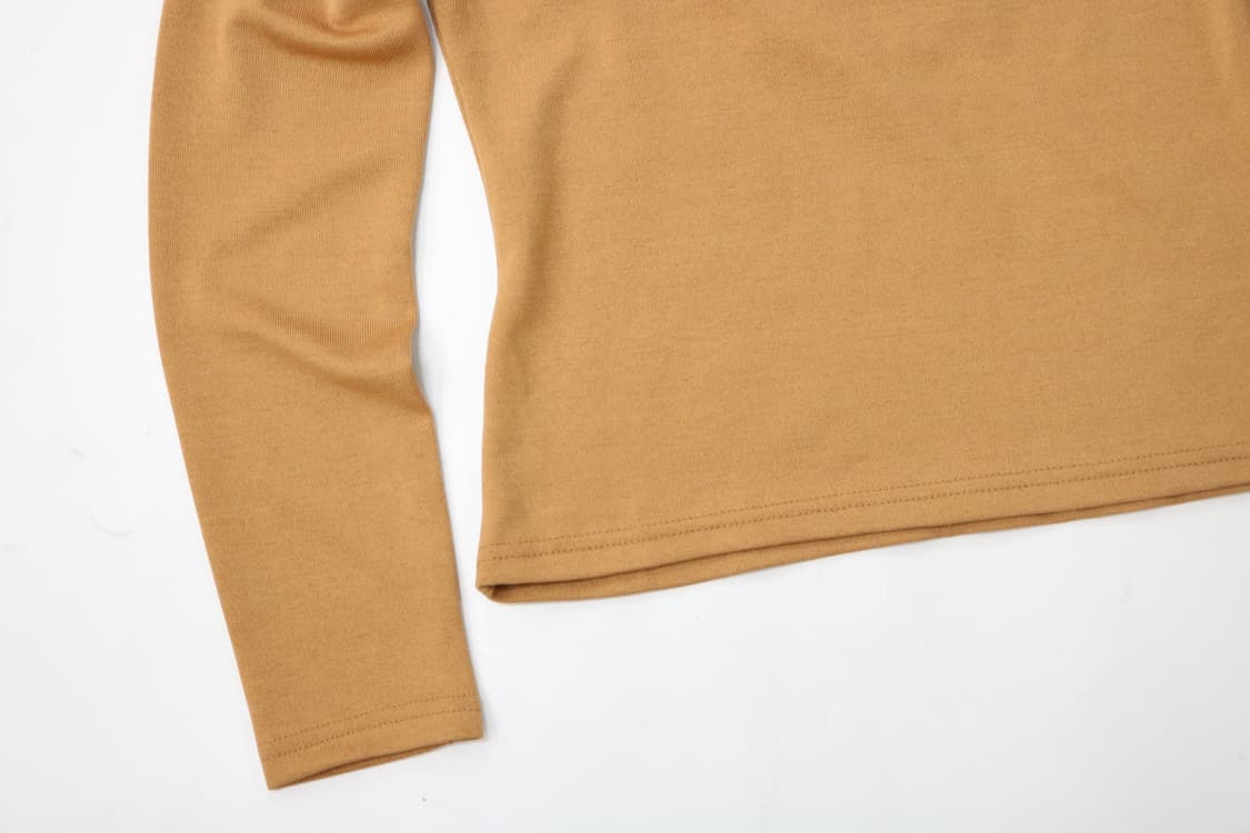 빈티지 에스닉 오리엔탈 자수 스팽글 머스타드 긴팔 티셔츠 상품이미지8