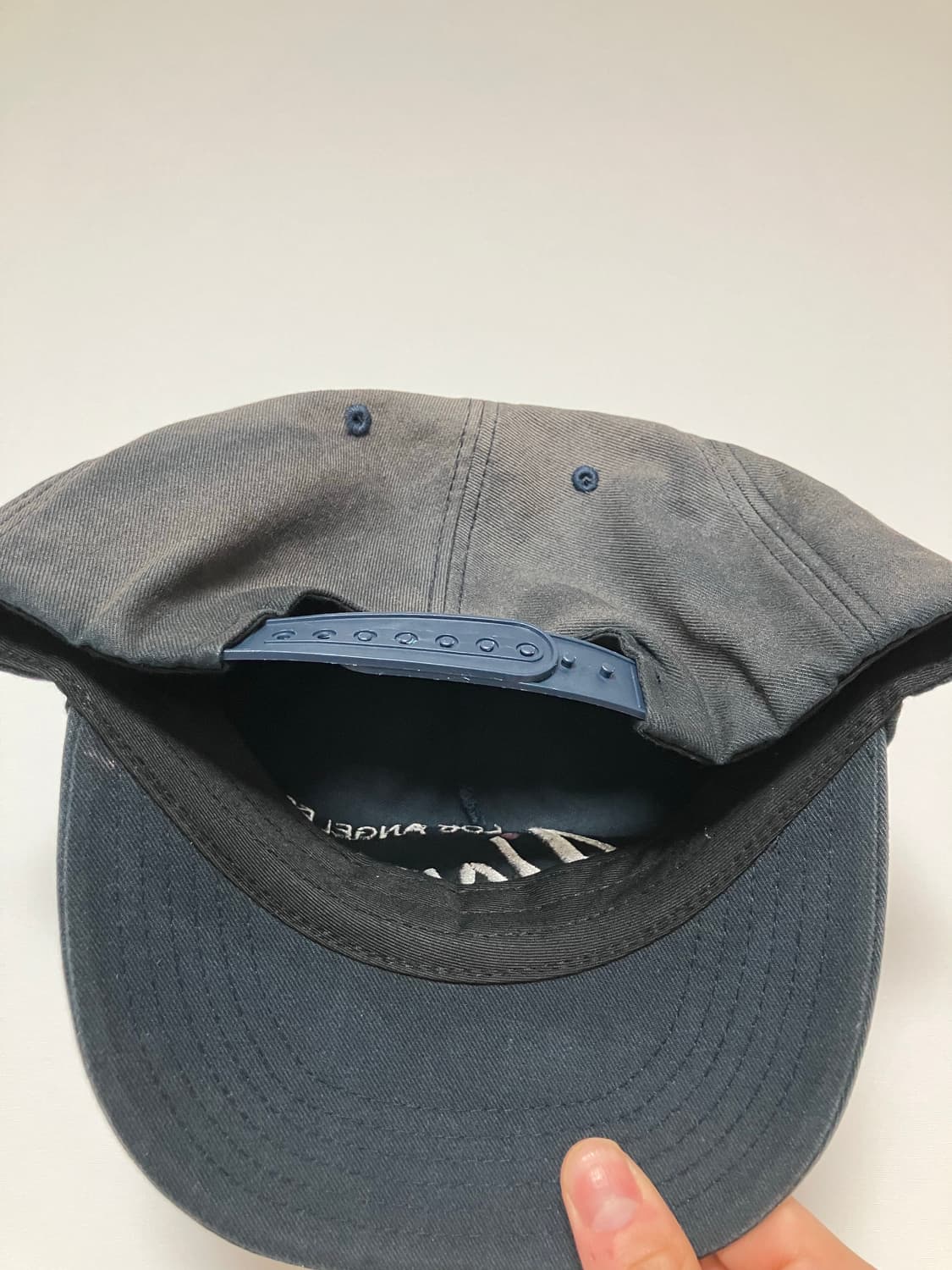 도넛리벤지 LA 6패널캡 볼캡 모자 그레이  상품이미지5