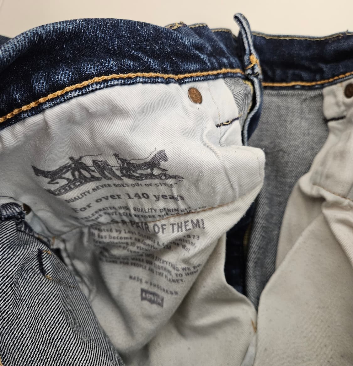 리바이스 502 테이퍼드   청바지 W36 L32 상품이미지6